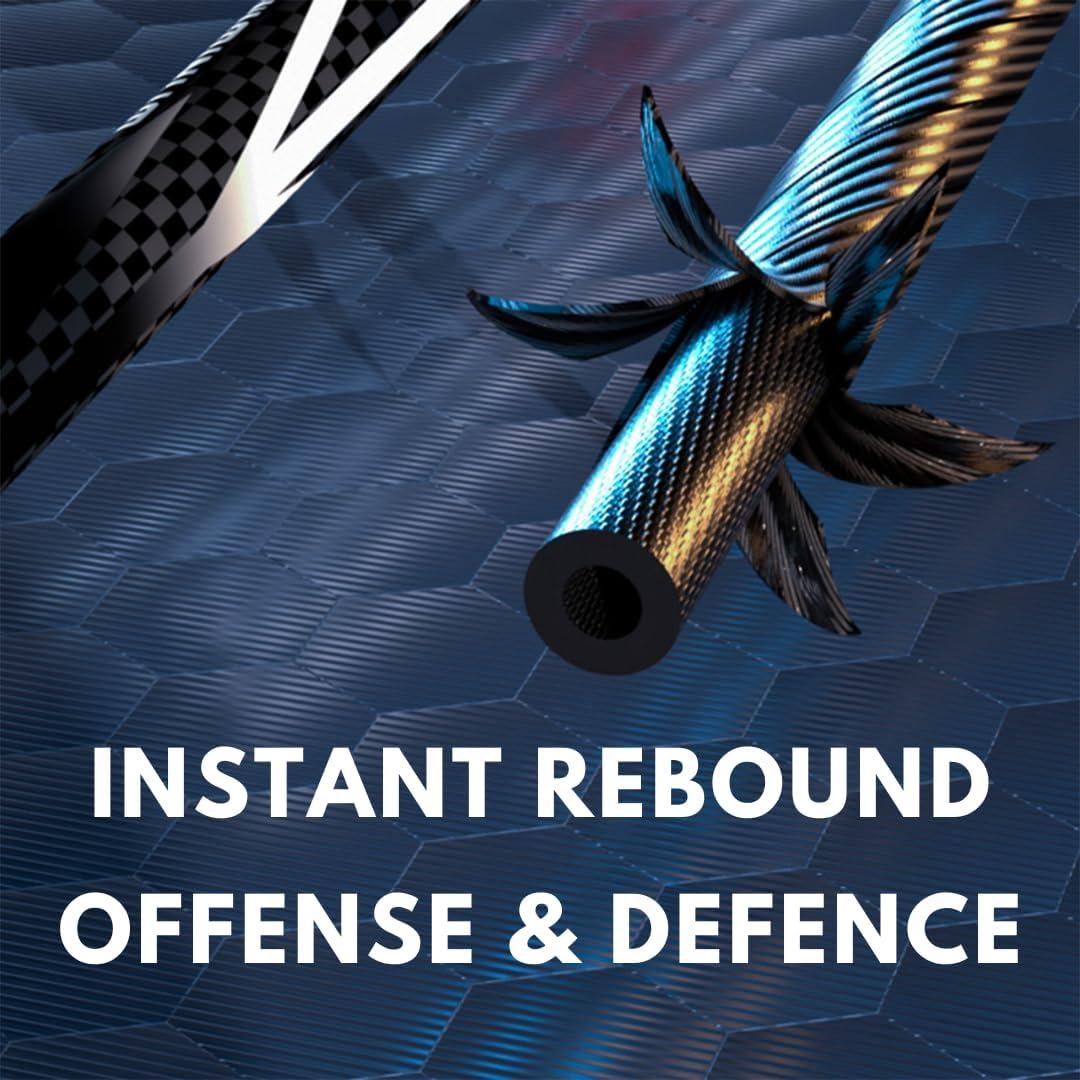 Set de Bádminton Profesional Kawasaki 2 Raquetas Grafito 3 Volantes