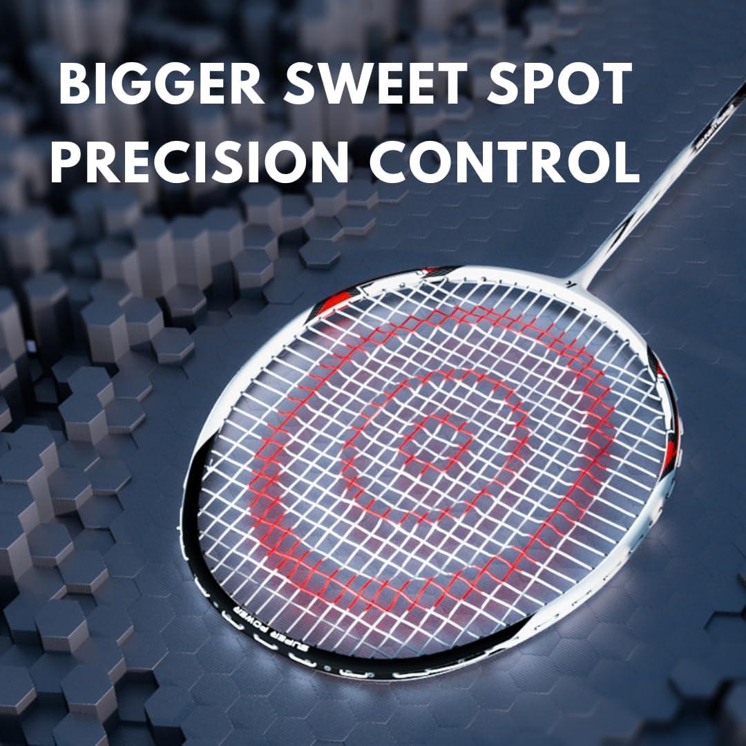 Set de Bádminton Profesional Kawasaki 2 Raquetas Grafito 3 Volantes