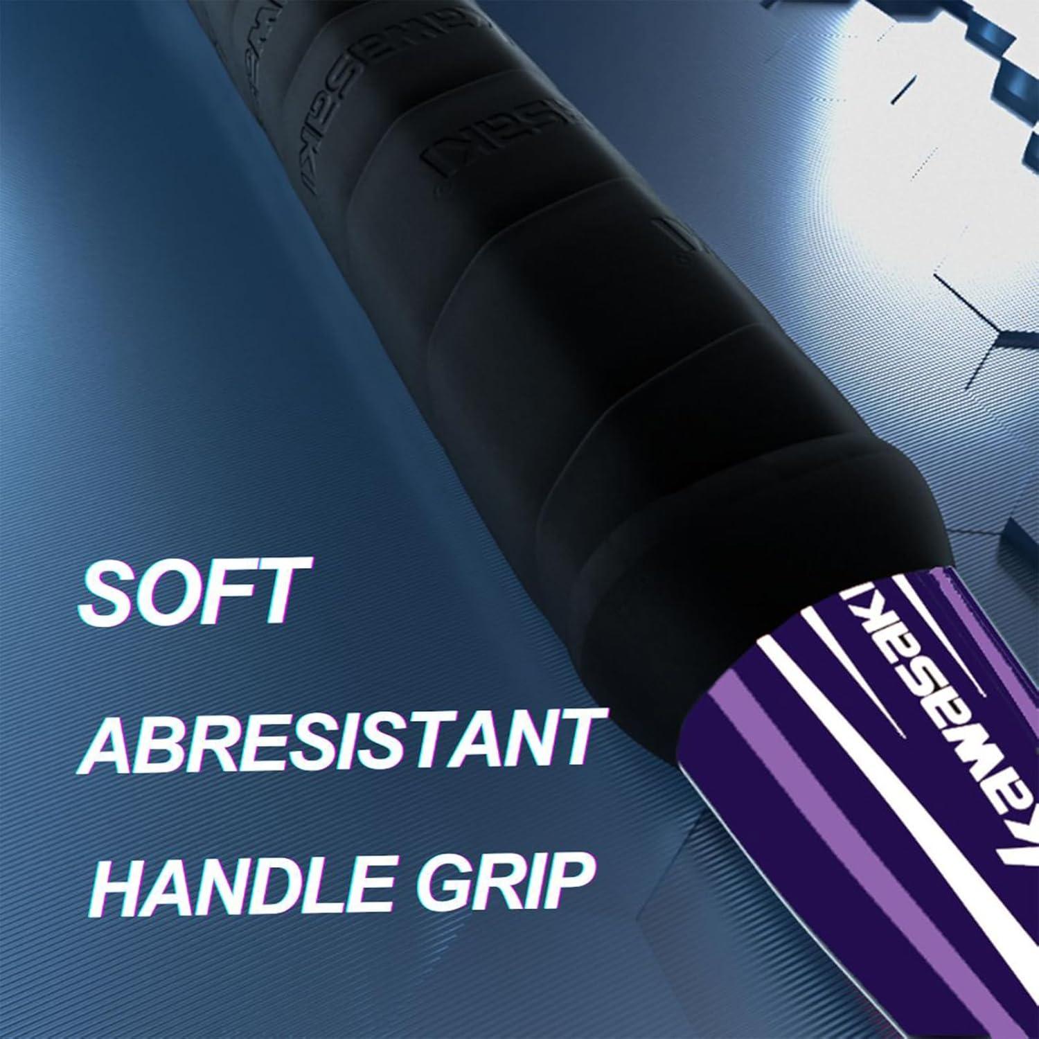 Set de Bádminton Kawasaki 2 Raquetas 3 Volantes Bolsa