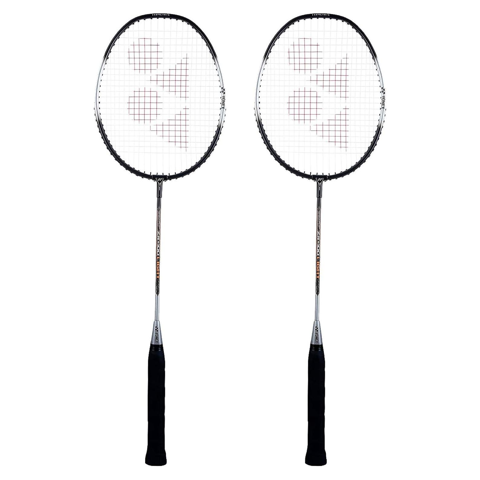 Raquetas de Bádminton YONEX ZR 100 Aluminio Ligero - Juego de 2