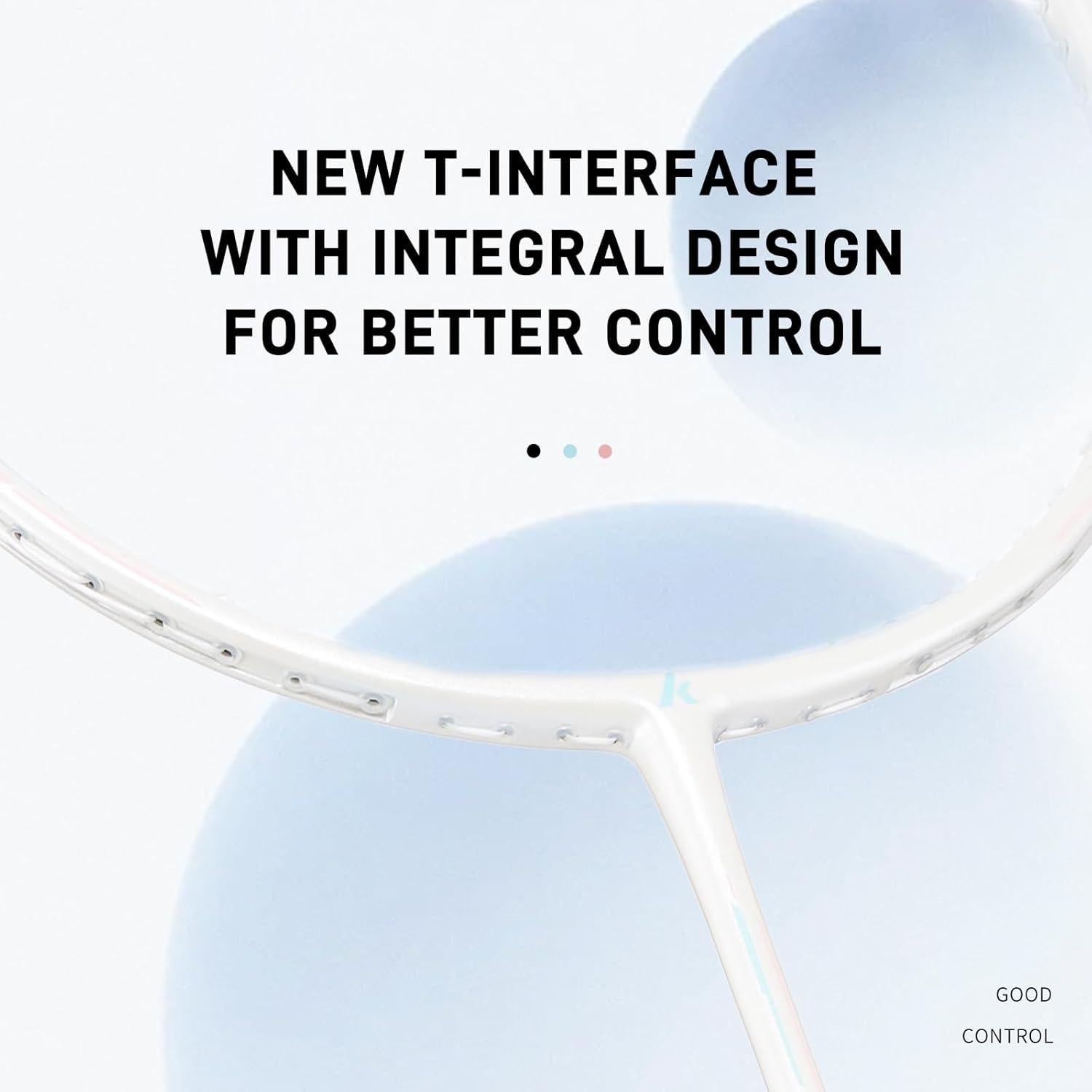 Set de bádminton Kawasaki US-KD-700PRO con 2 raquetas de carbono