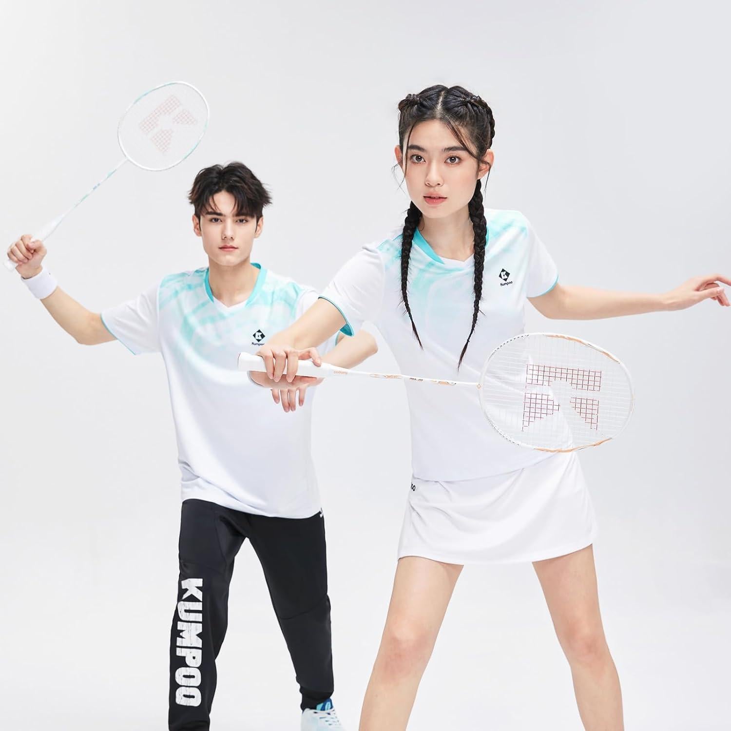 Raqueta de Bádminton KUMPOO DS-203 Fibra de Carbono 75g