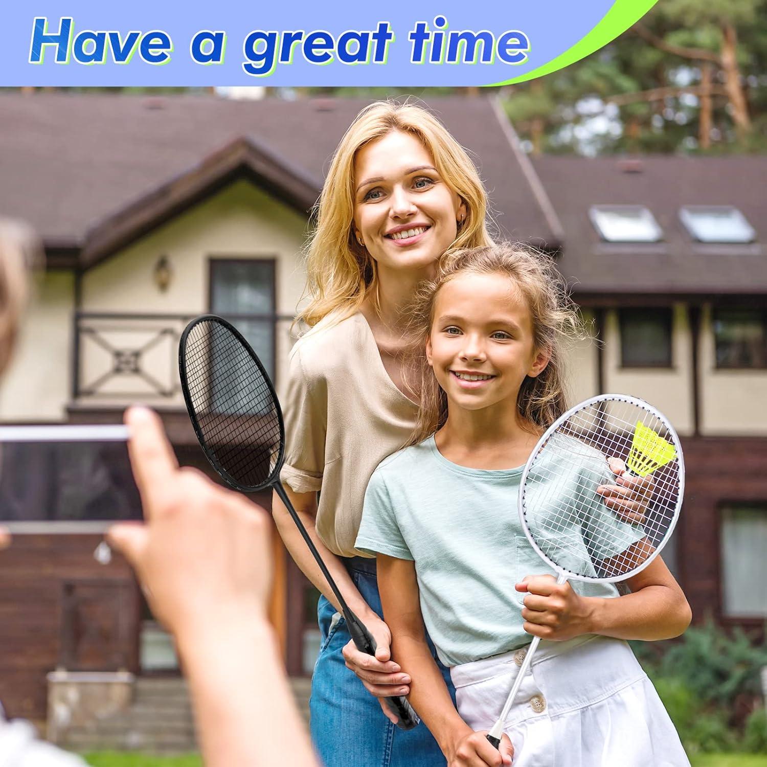 Set de Bádminton Chitidr 20 Raquetas 24 Volantes y 6 Bolsas