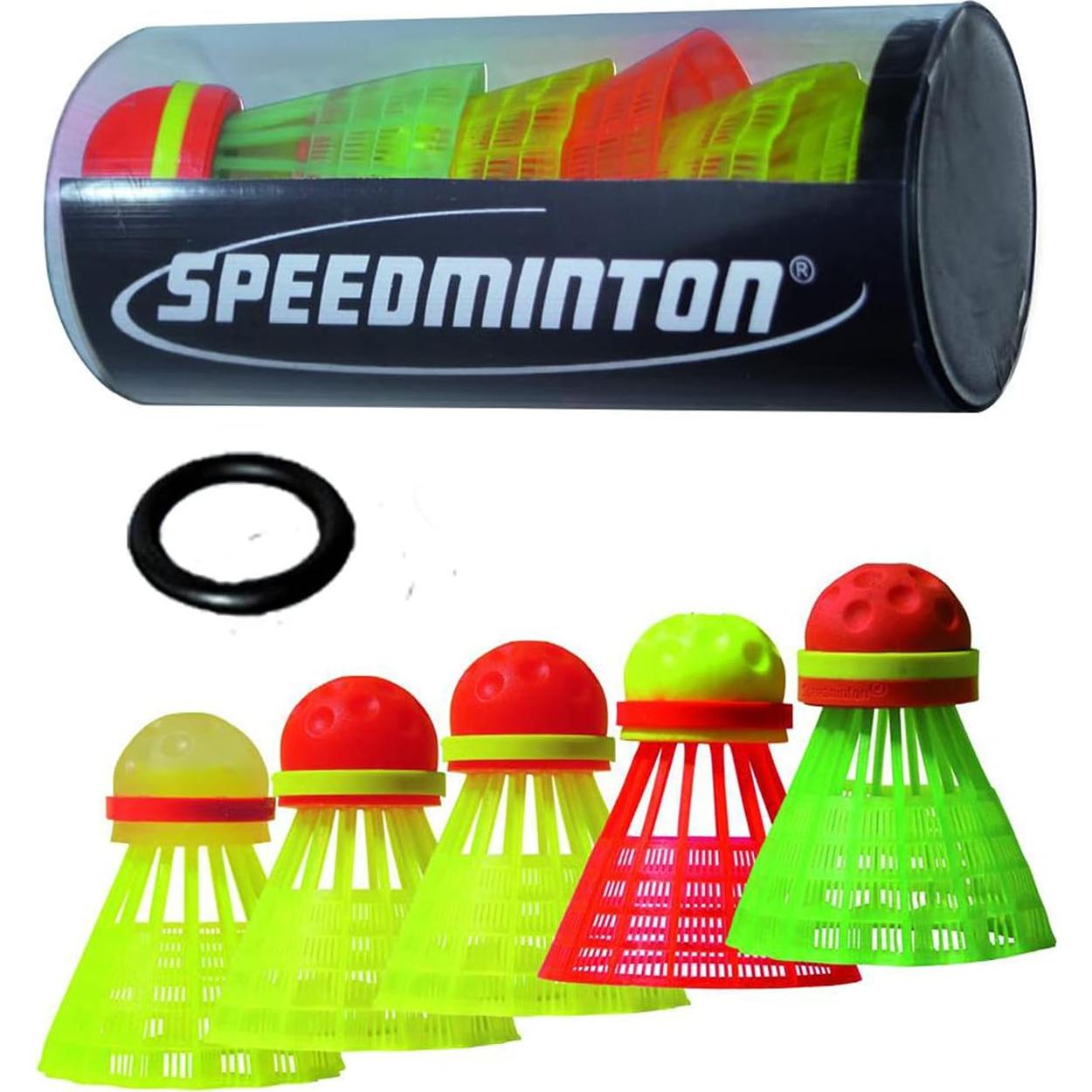 Set Speedminton S900 - 2 Raquetas + 5 Birdies + Easy Court
