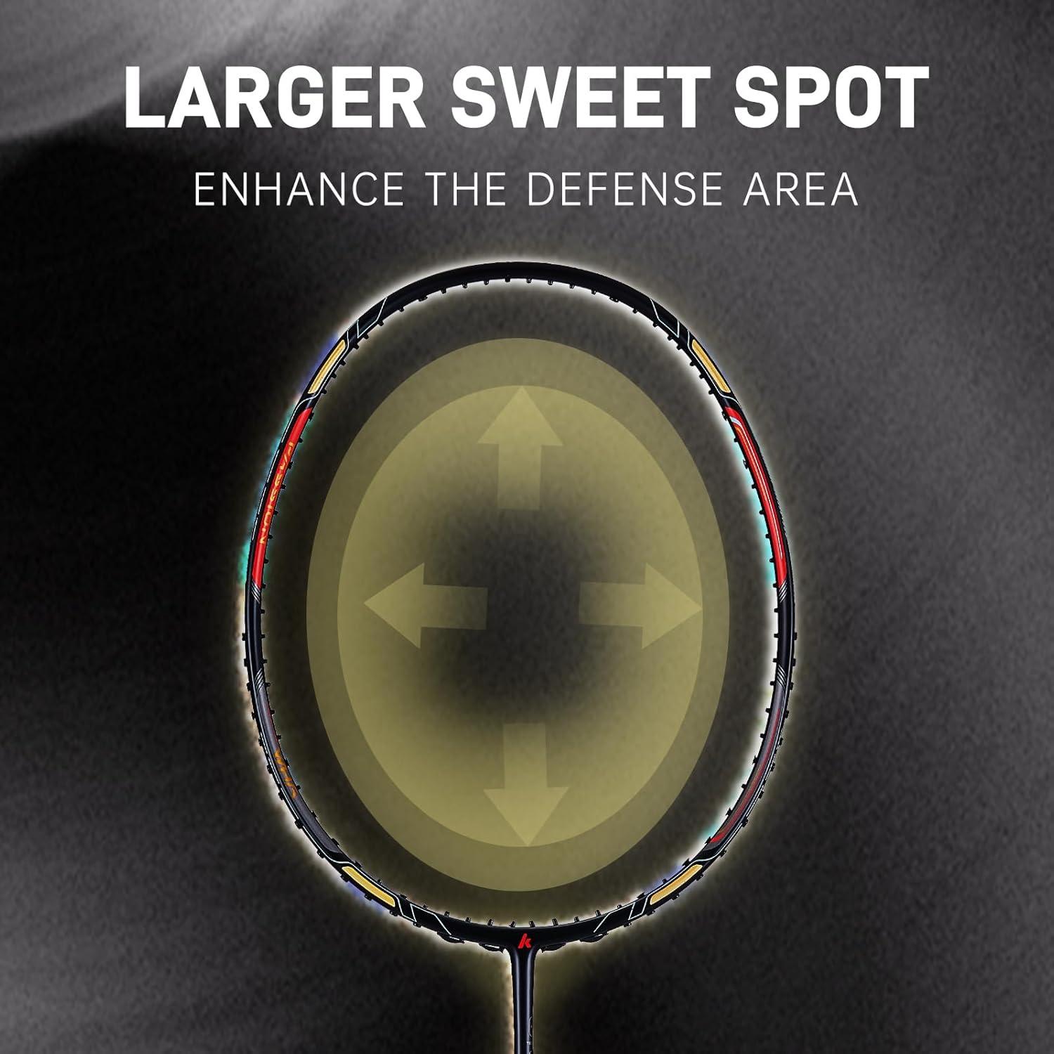 Raqueta de Bádminton Kawasaki Pasión P22 Grafito 84g