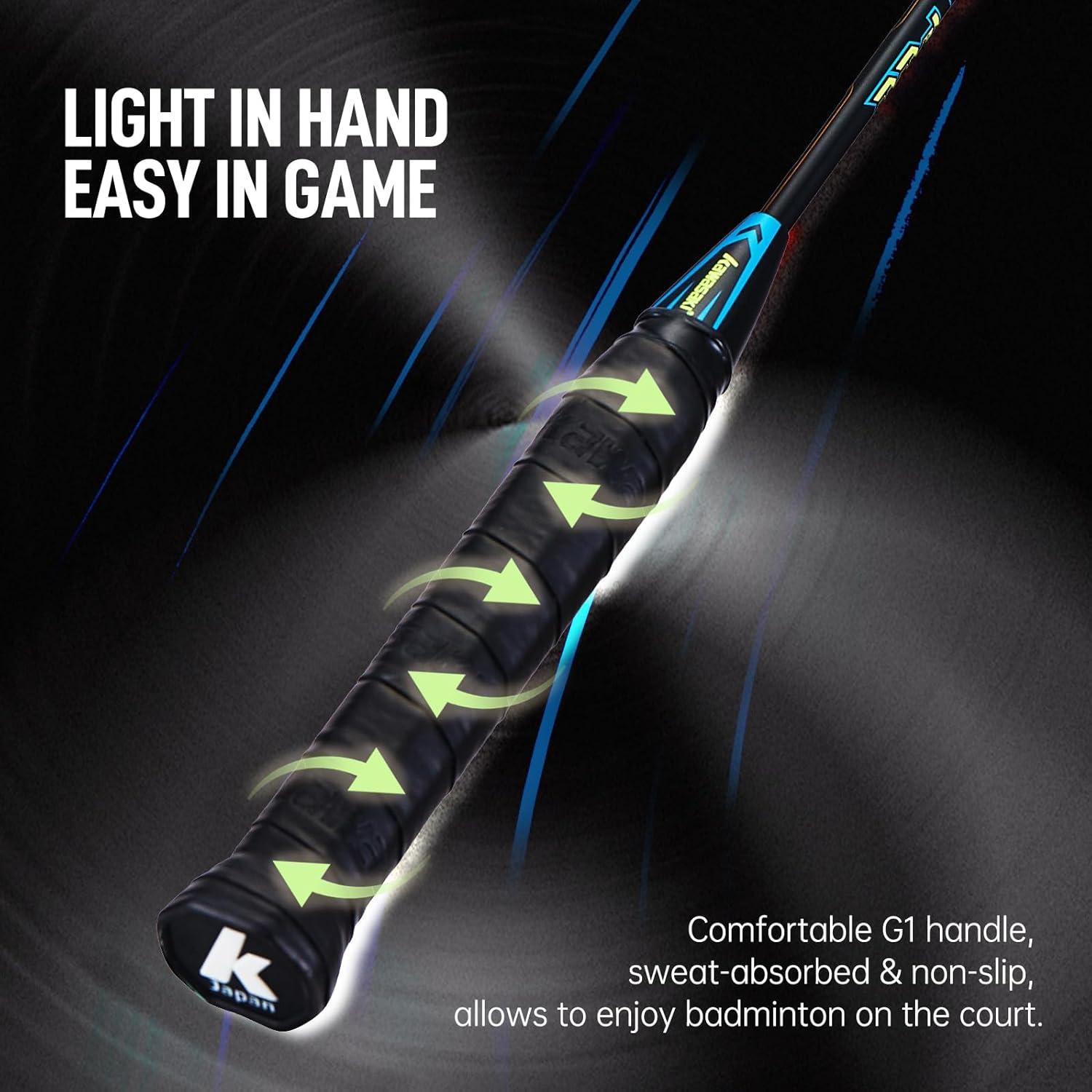 Raqueta de Bádminton Kawasaki Pasión P22 Grafito 84g