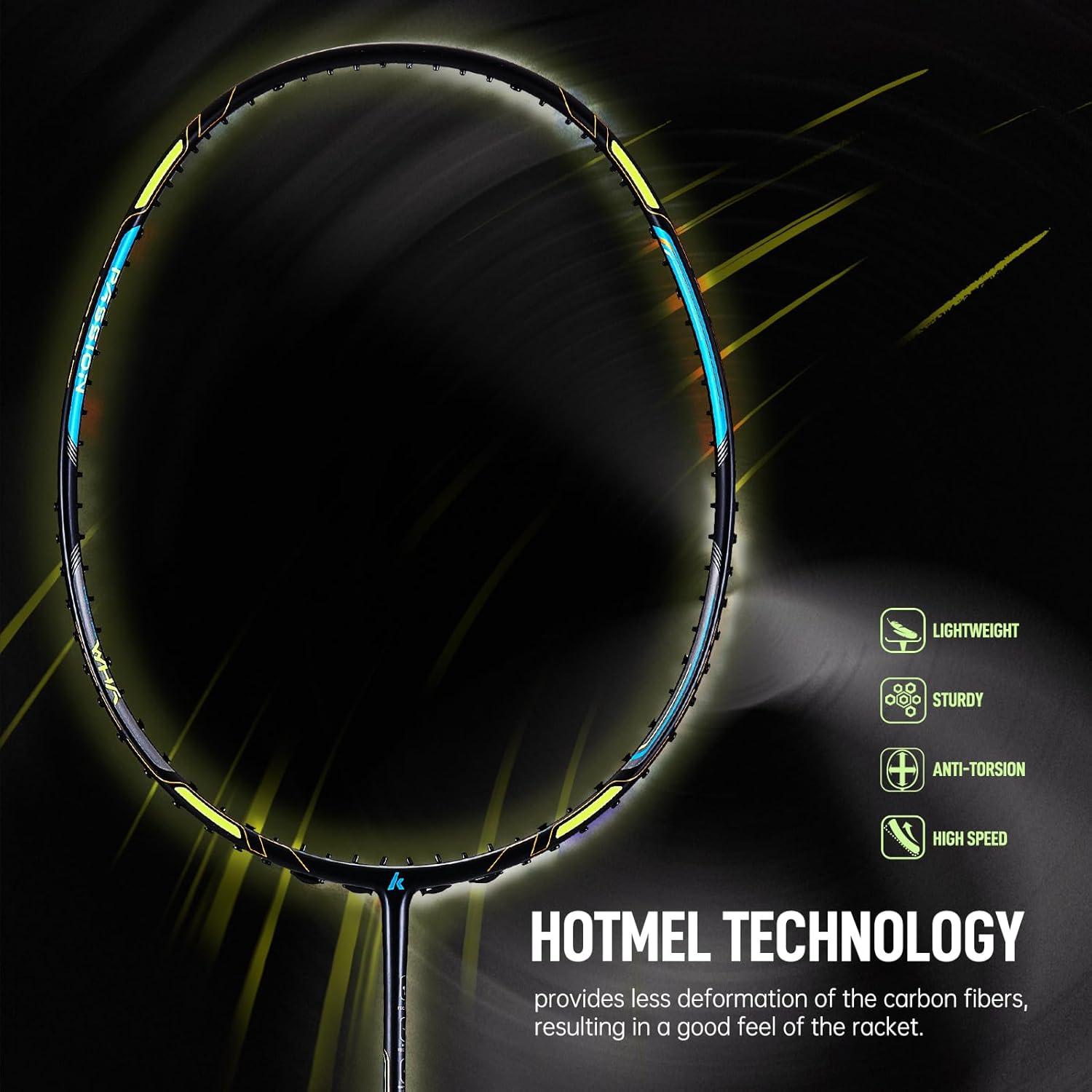 Raqueta de Bádminton Kawasaki Pasión P22 Grafito 84g