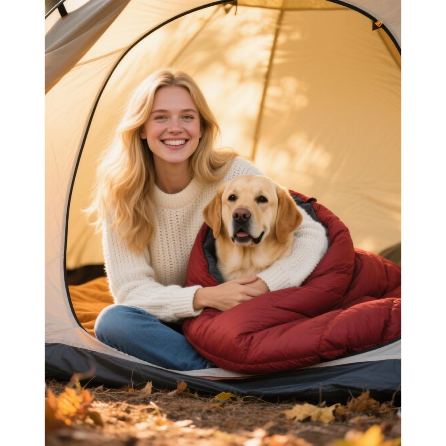 Saco de dormir ETGLCOZY 3 temporadas 220x80cm ligero y compacto