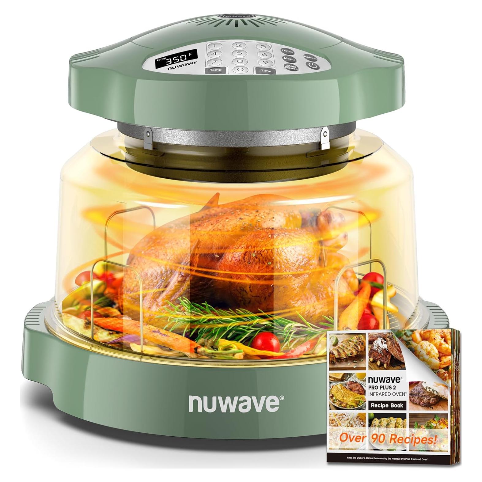 Horno Freidora de Aire Nuwave Pro Plus 2 4.54kg Oliva Silvestre