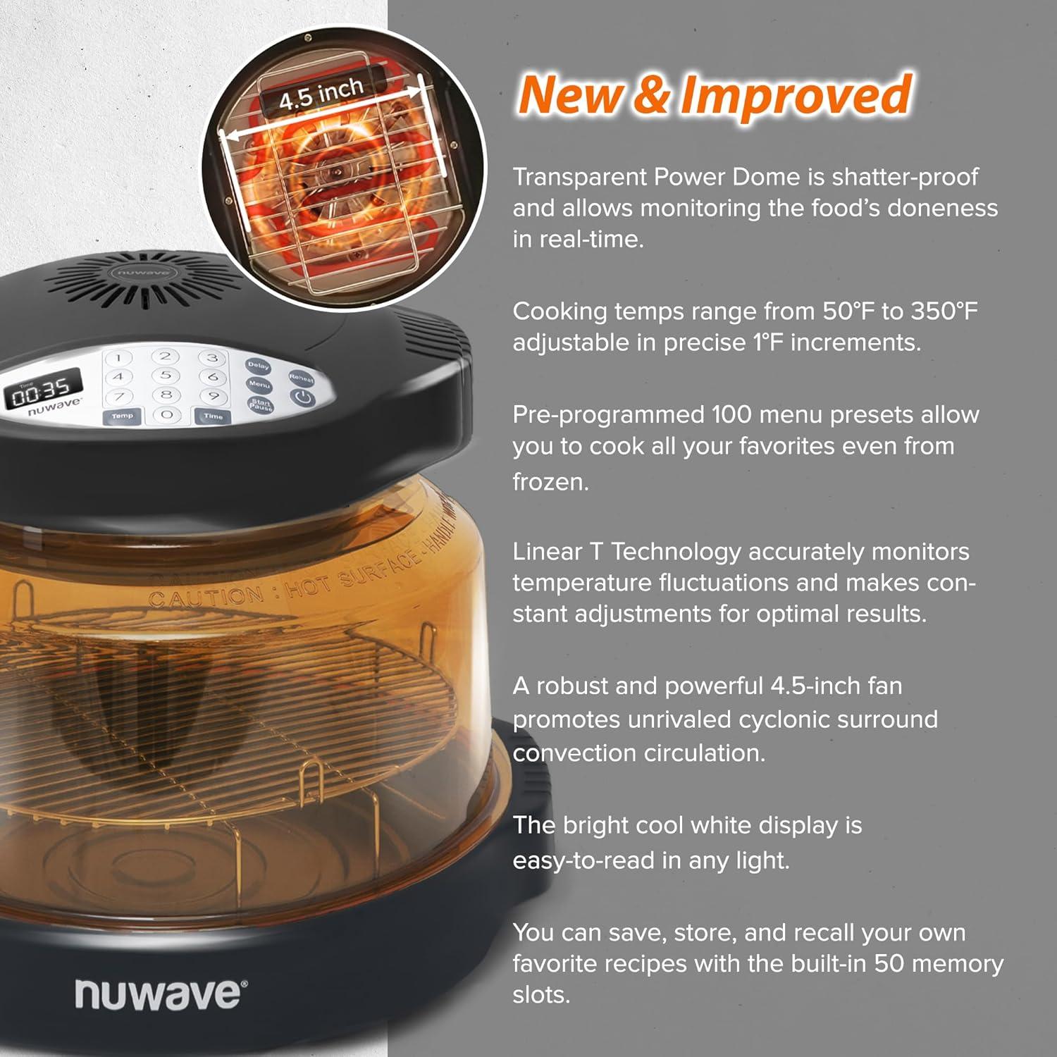 Horno de Infrarrojos Nuwave Pro Plus 2 - Cocina Saludable 4.54 kg