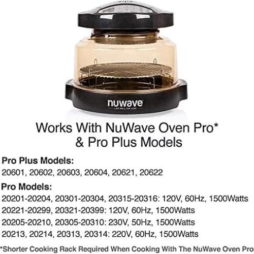 Domo de Poder Nuwave Pro Plus y Elite - Repuesto Original Ámbar