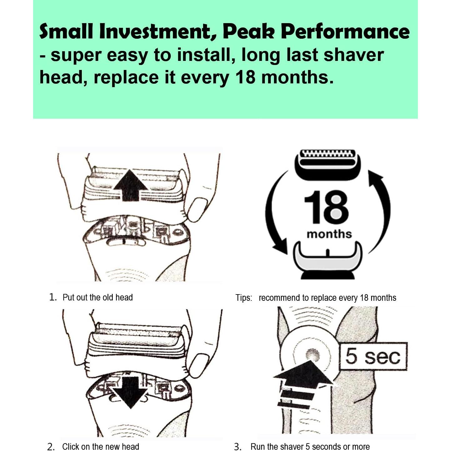 Cabezal de Reemplazo Braun Series 3 32B - 2 Unidades