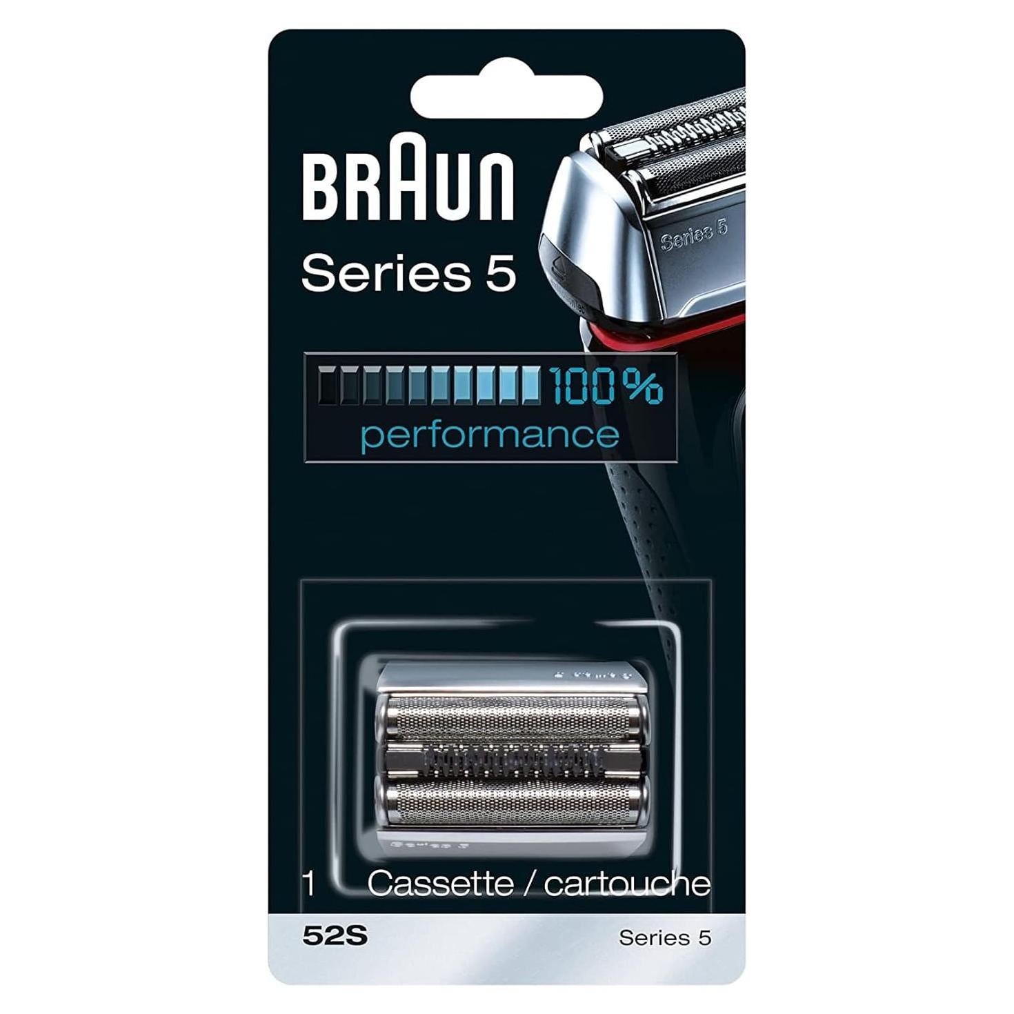Cabezales de Repuesto Braun 52S para Afeitadoras Series 5