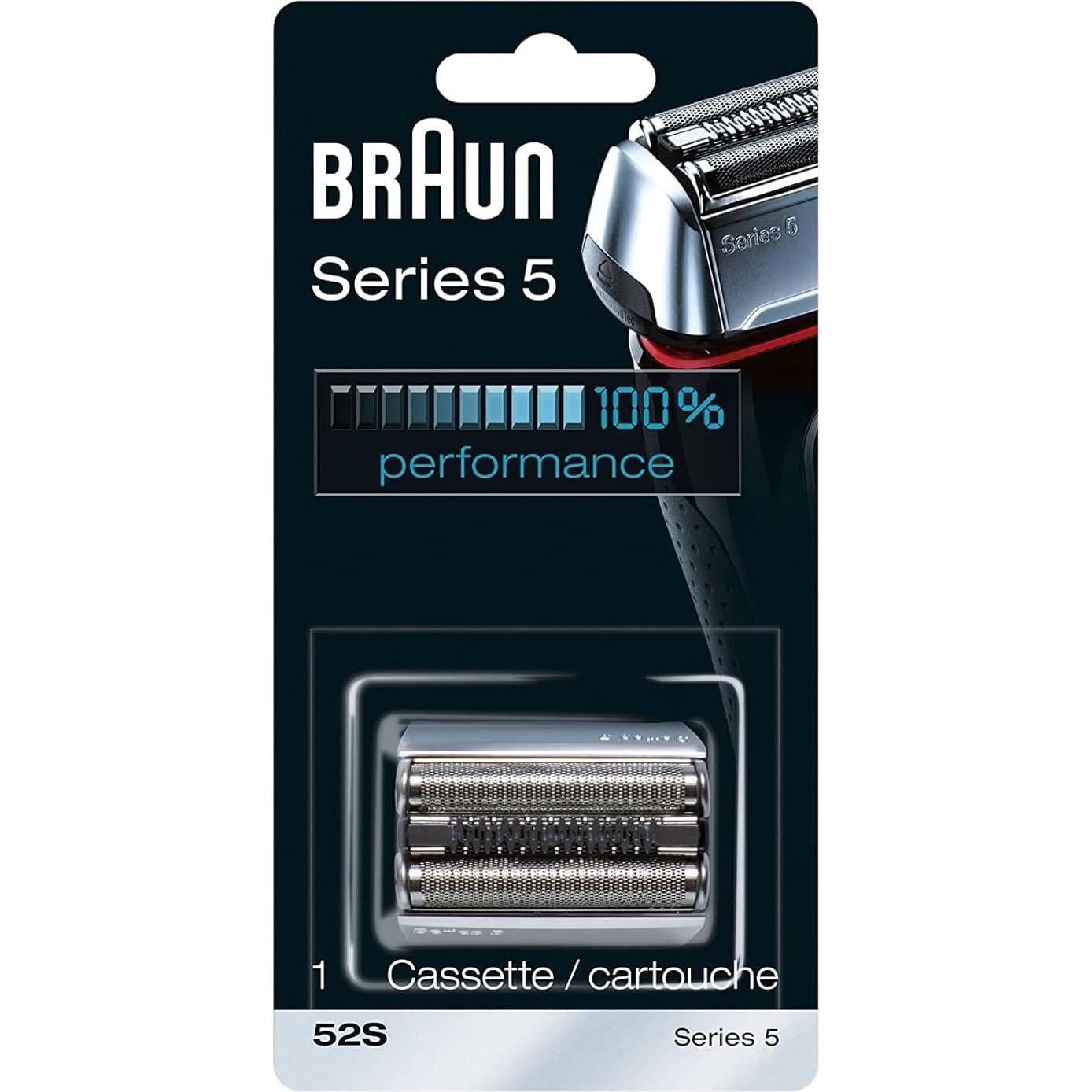 Cabezales de Repuesto Braun 52S para Afeitadoras Series 5