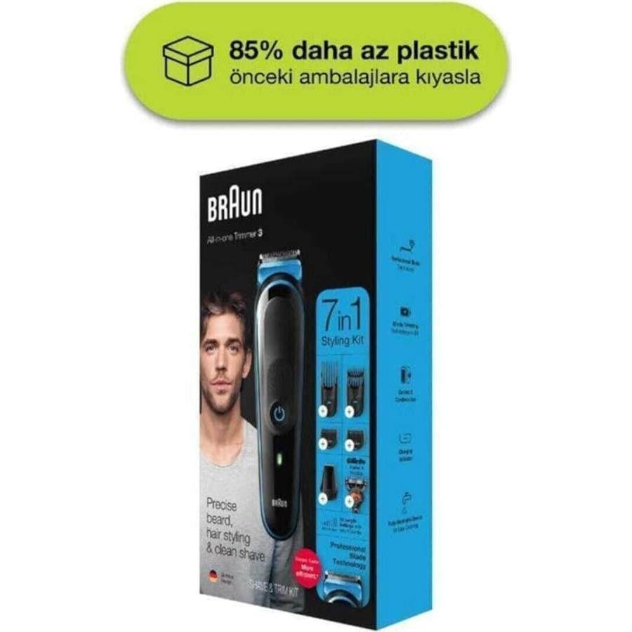 Recortador de Barba Braun MGK5245 7-en-1 Cuchillas Afiladas