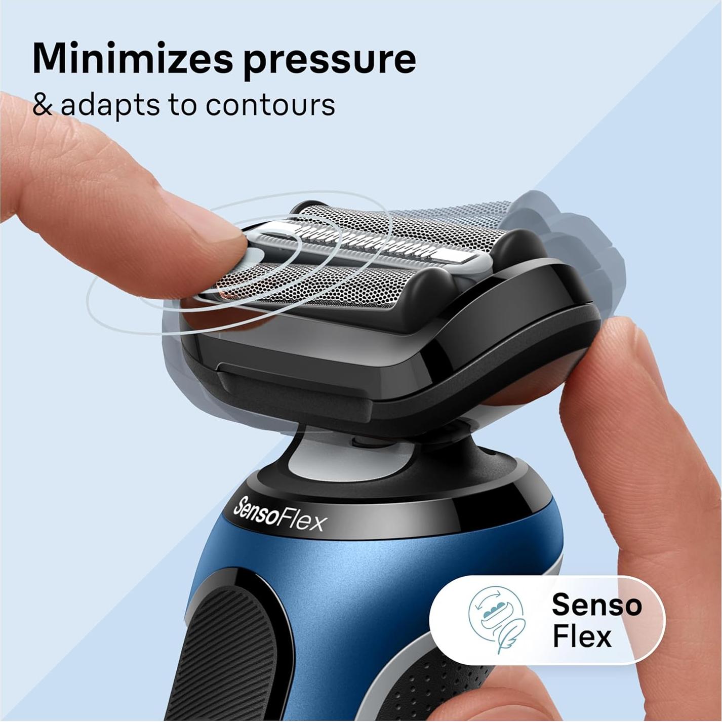 Afeitadora Eléctrica Braun Serie 6 6172cc, Húmedo y Seco