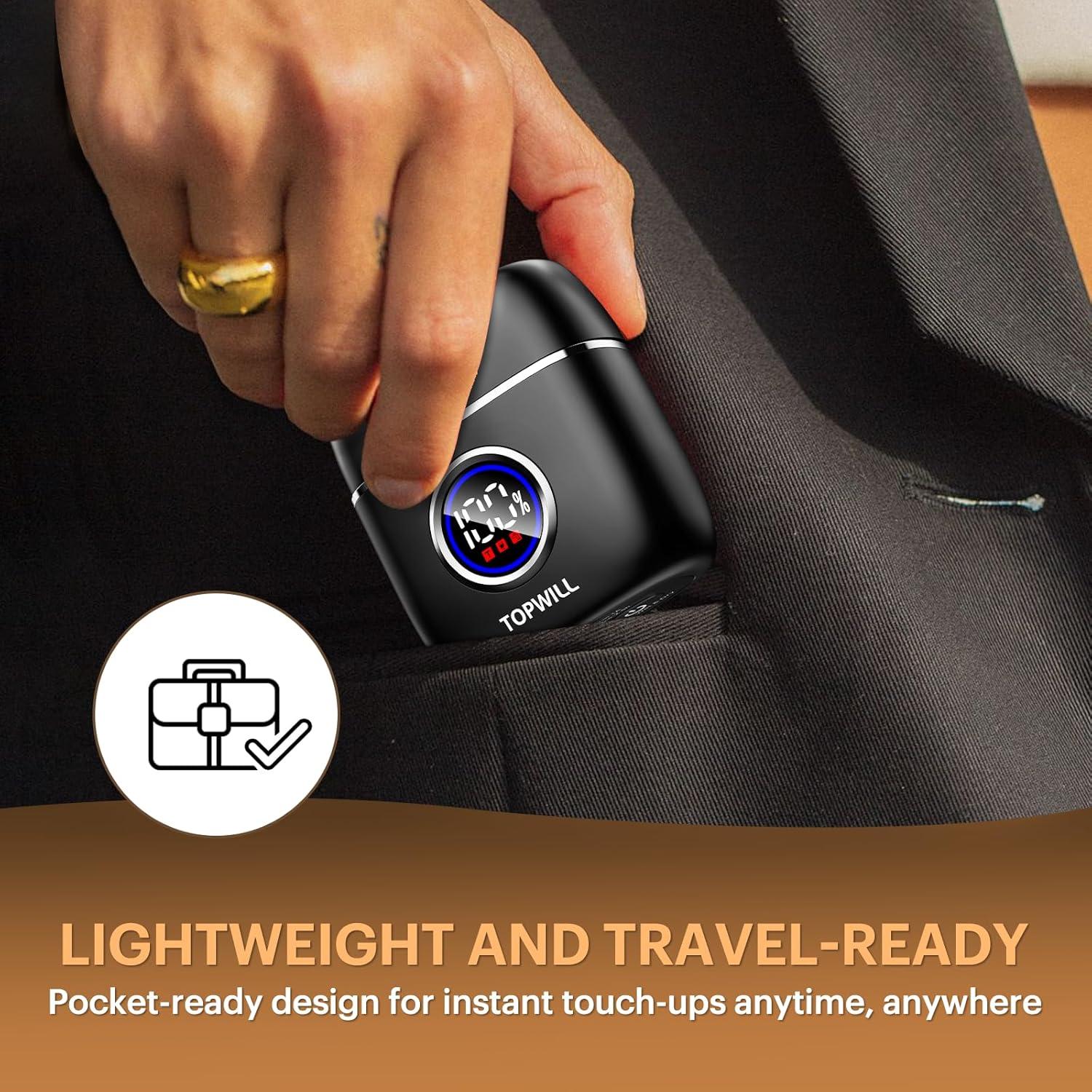 Afeitadora eléctrica TOPWILL FX80 5 cuchillas USB-C impermeable