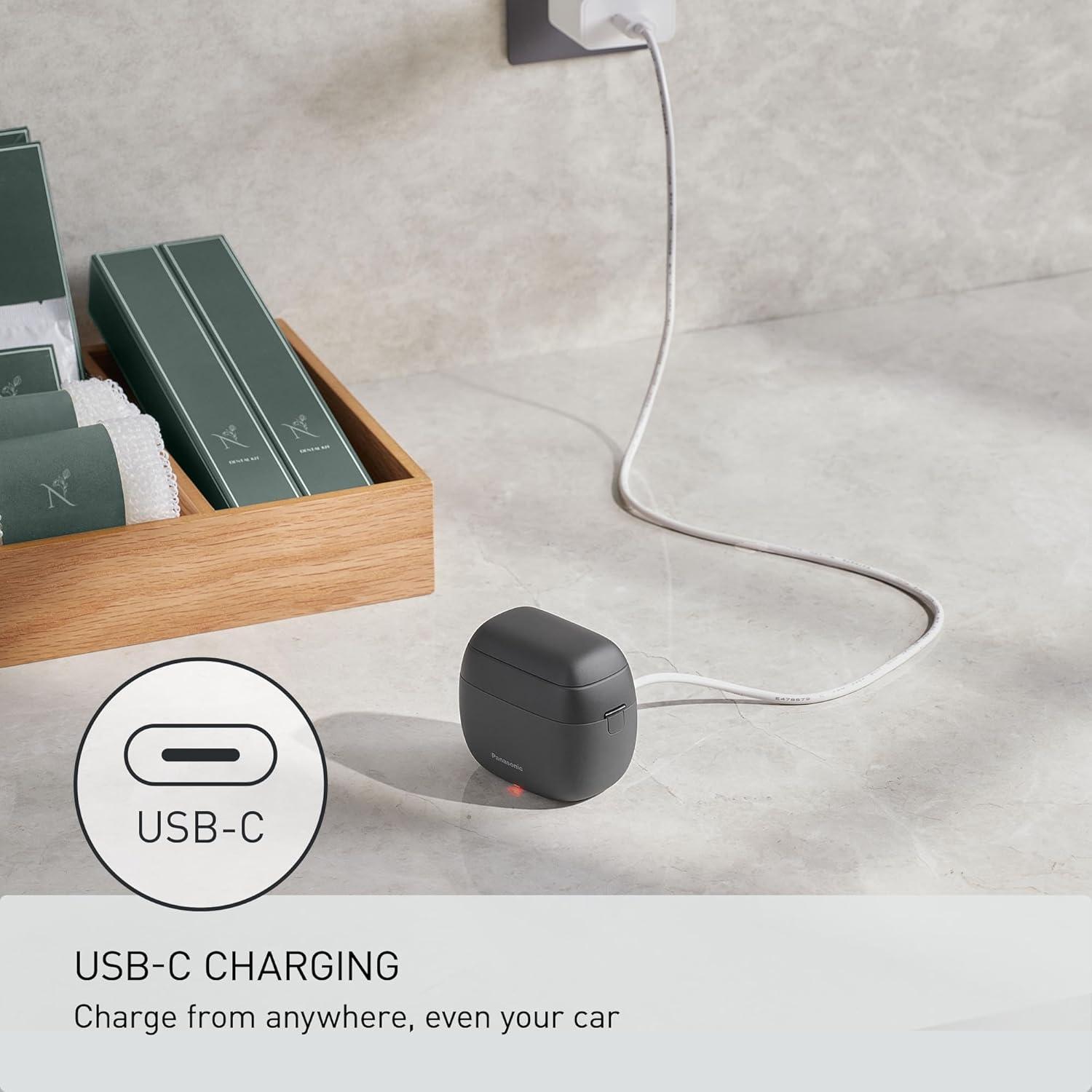 Afeitadora Compacta Panasonic ARC5 ES-PV3A-K 5 Cuchillas USB-C