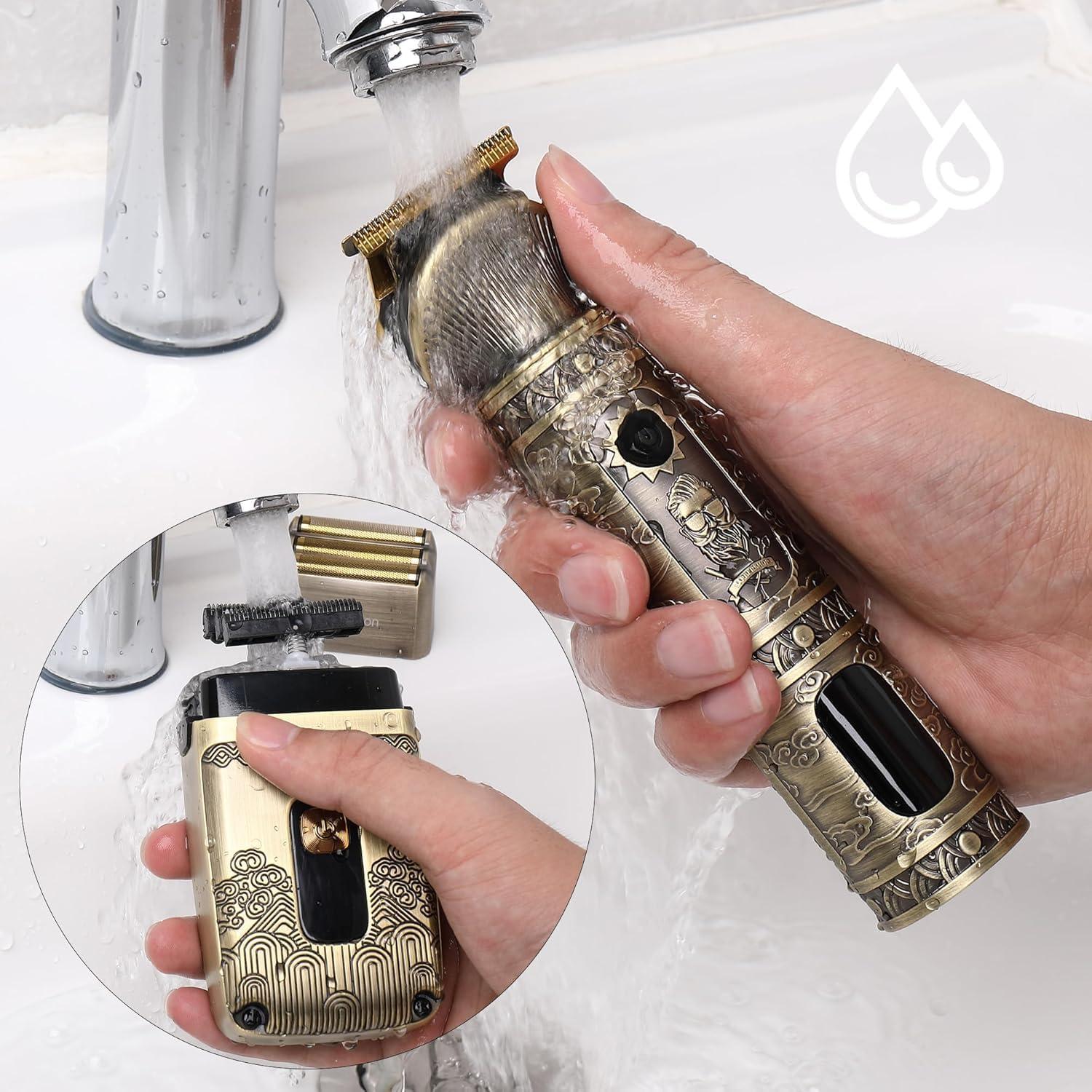 Kit de Recortadora y Afeitadora Scttomon H202 Inalámbrico