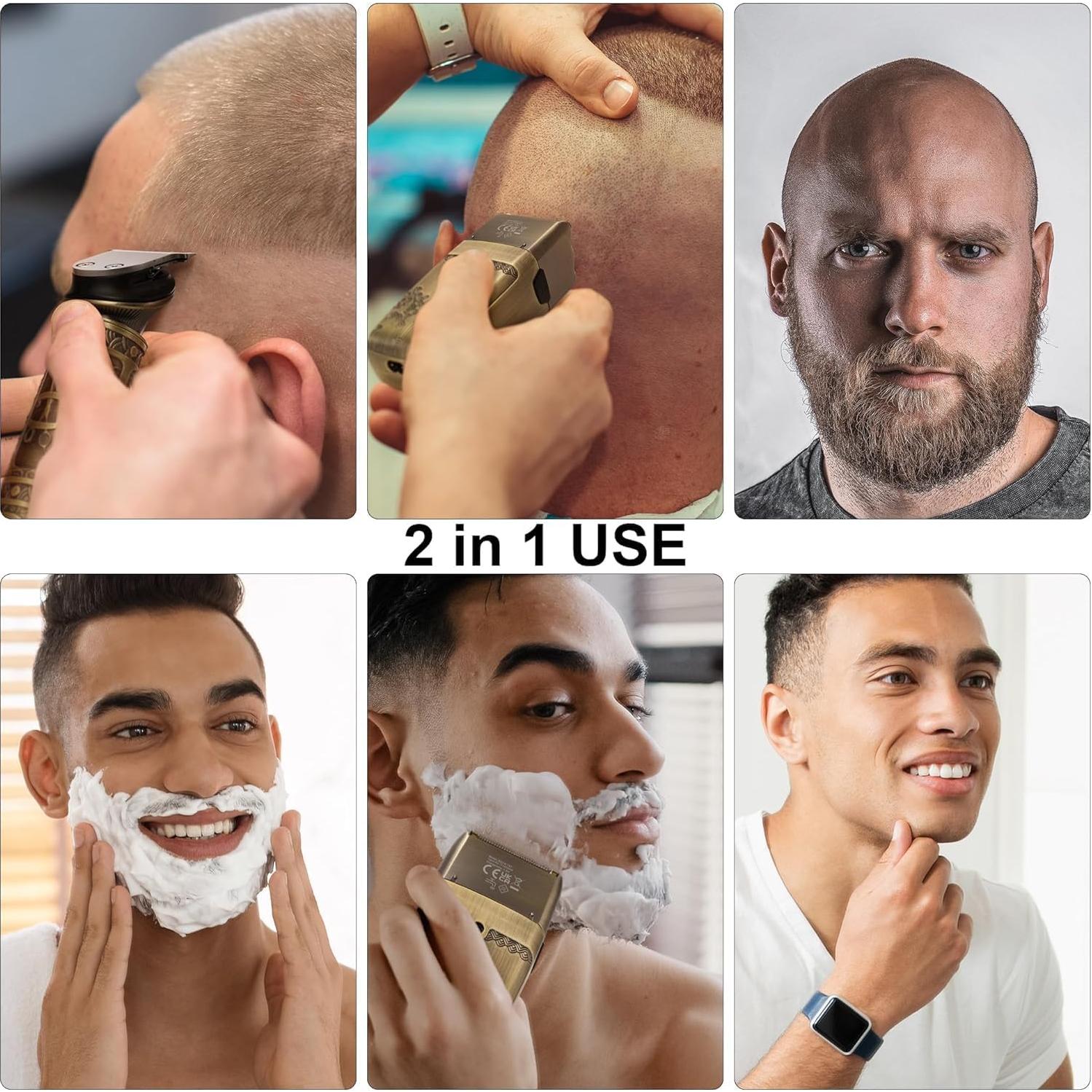 Kit de Recortadora y Afeitadora Scttomon H202 Inalámbrico