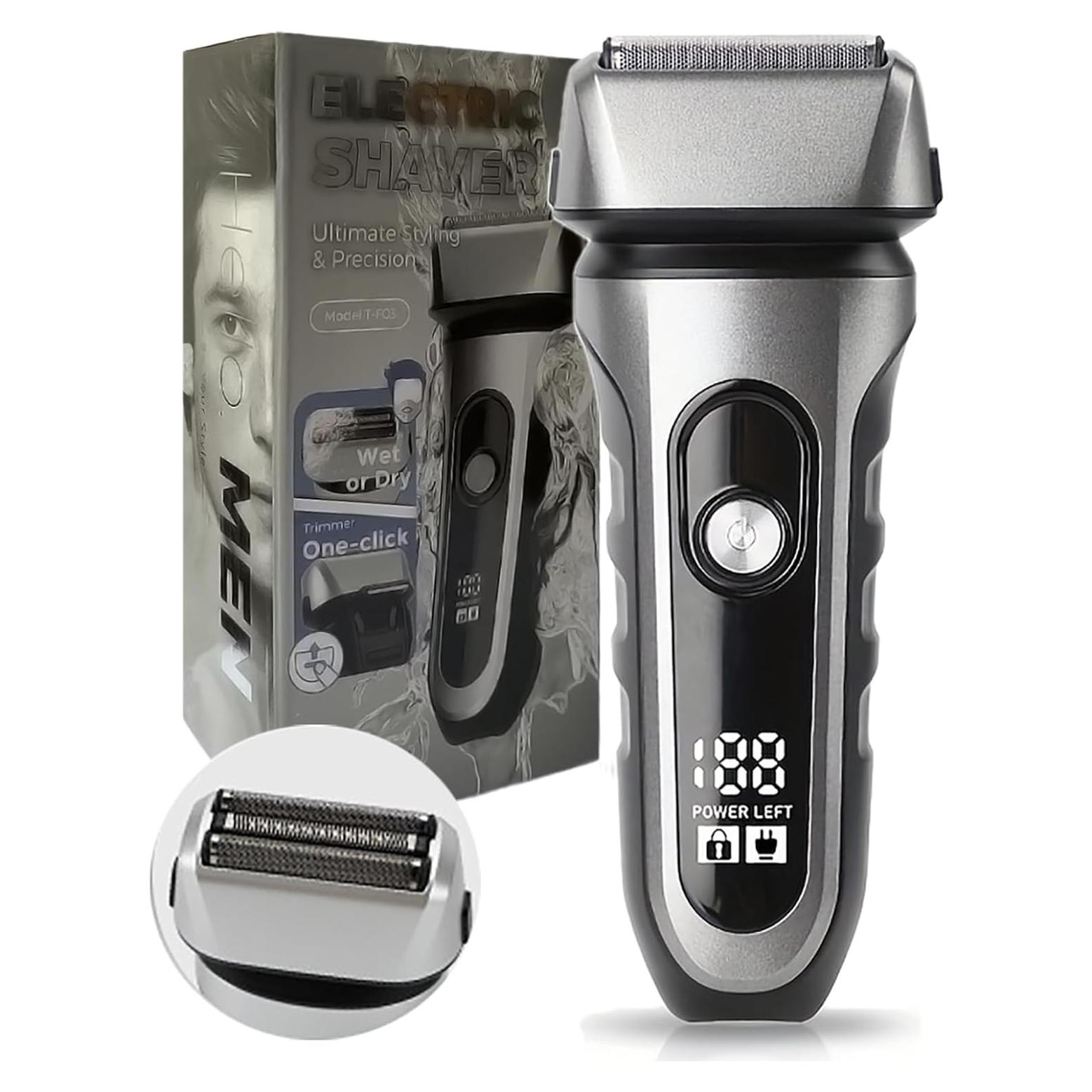 Afeitadora eléctrica Famhnto LF-TF03 impermeable 60 min