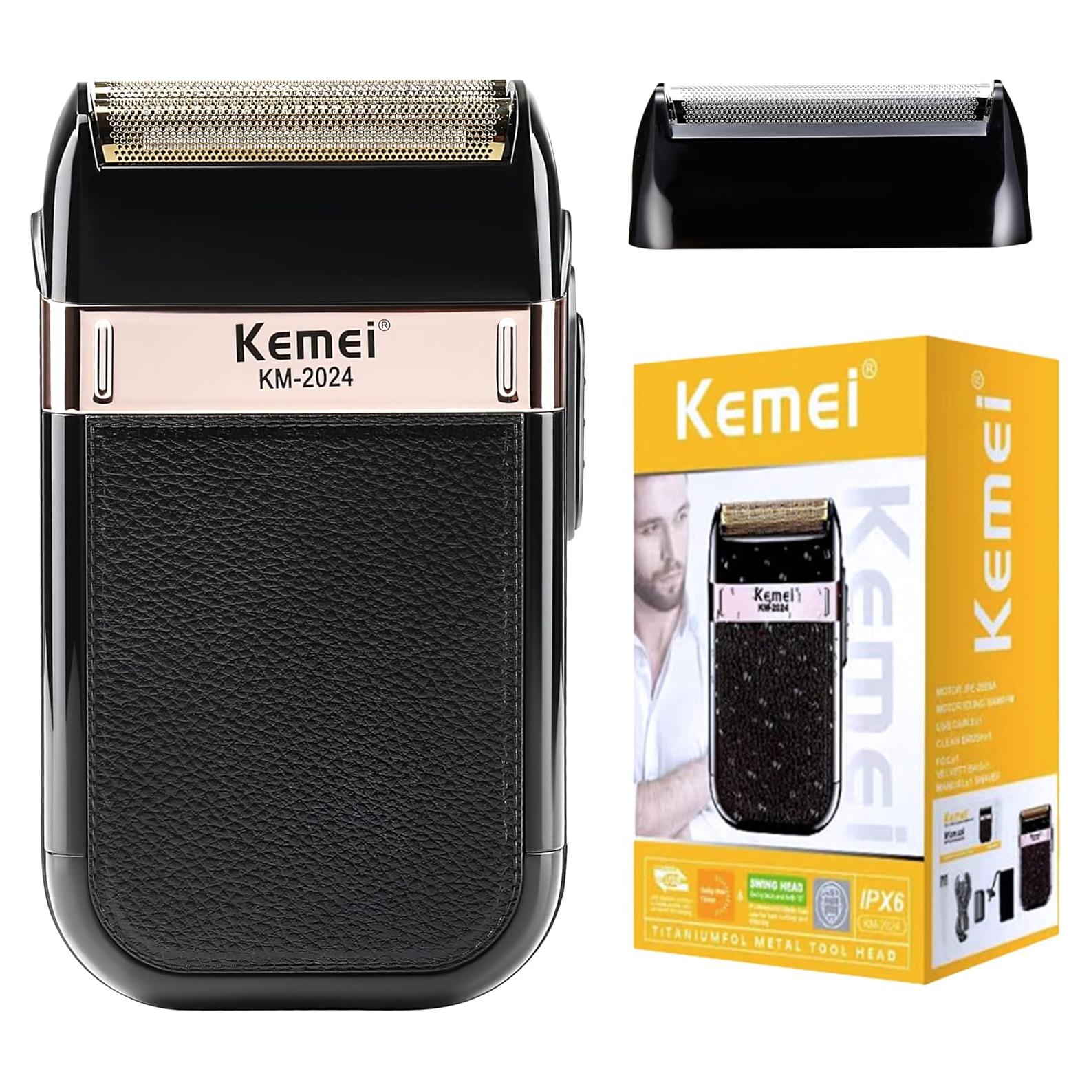 Afeitadora Eléctrica KEMEI KM-2024 Impermeable Recargable