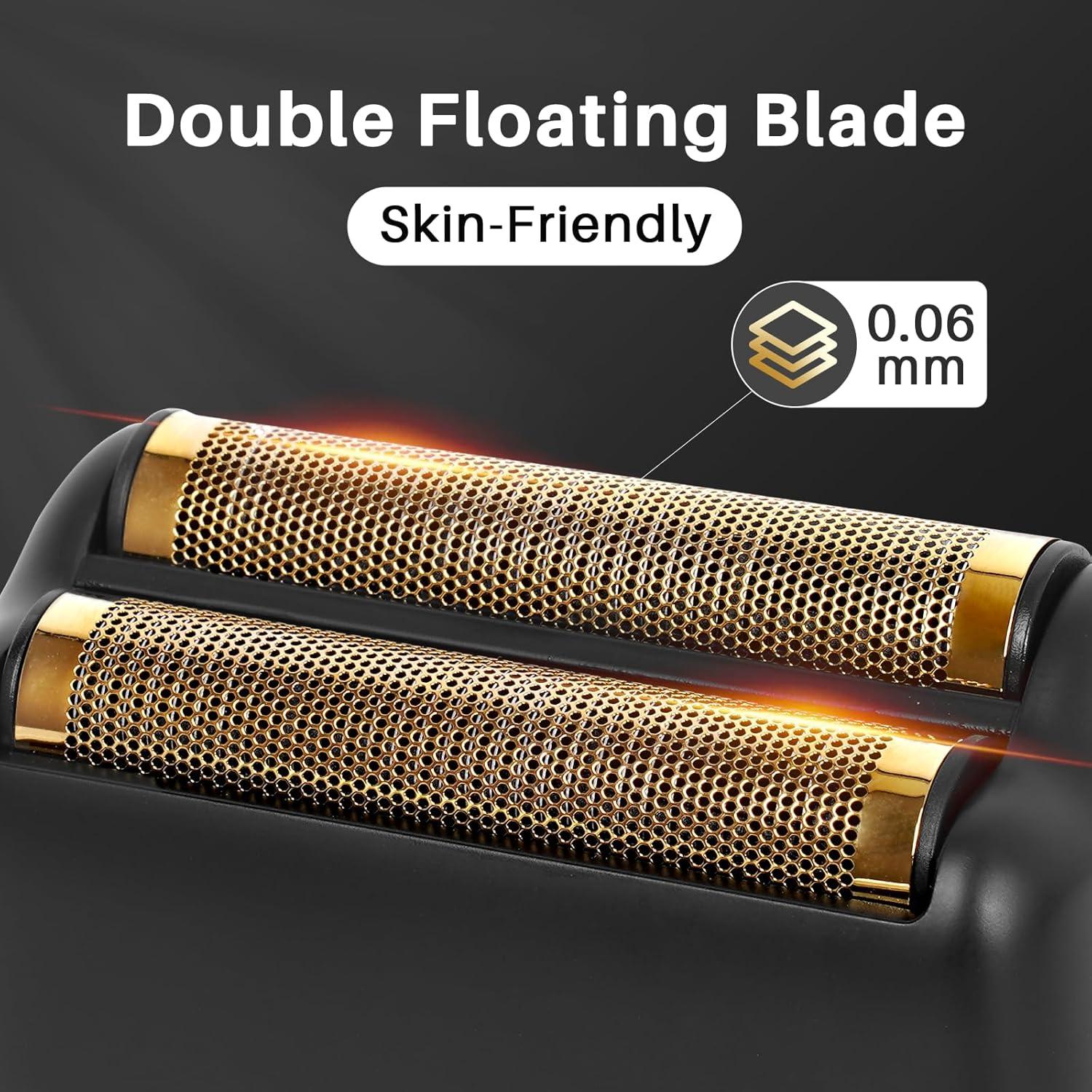 Afeitadora eléctrica Justnard a prueba de agua USB-C LED