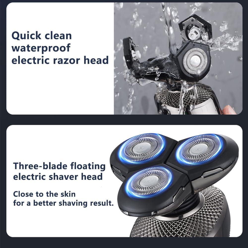 Afeitadora eléctrica Kurener KR1290 3 en 1 recargable húmeda/seca