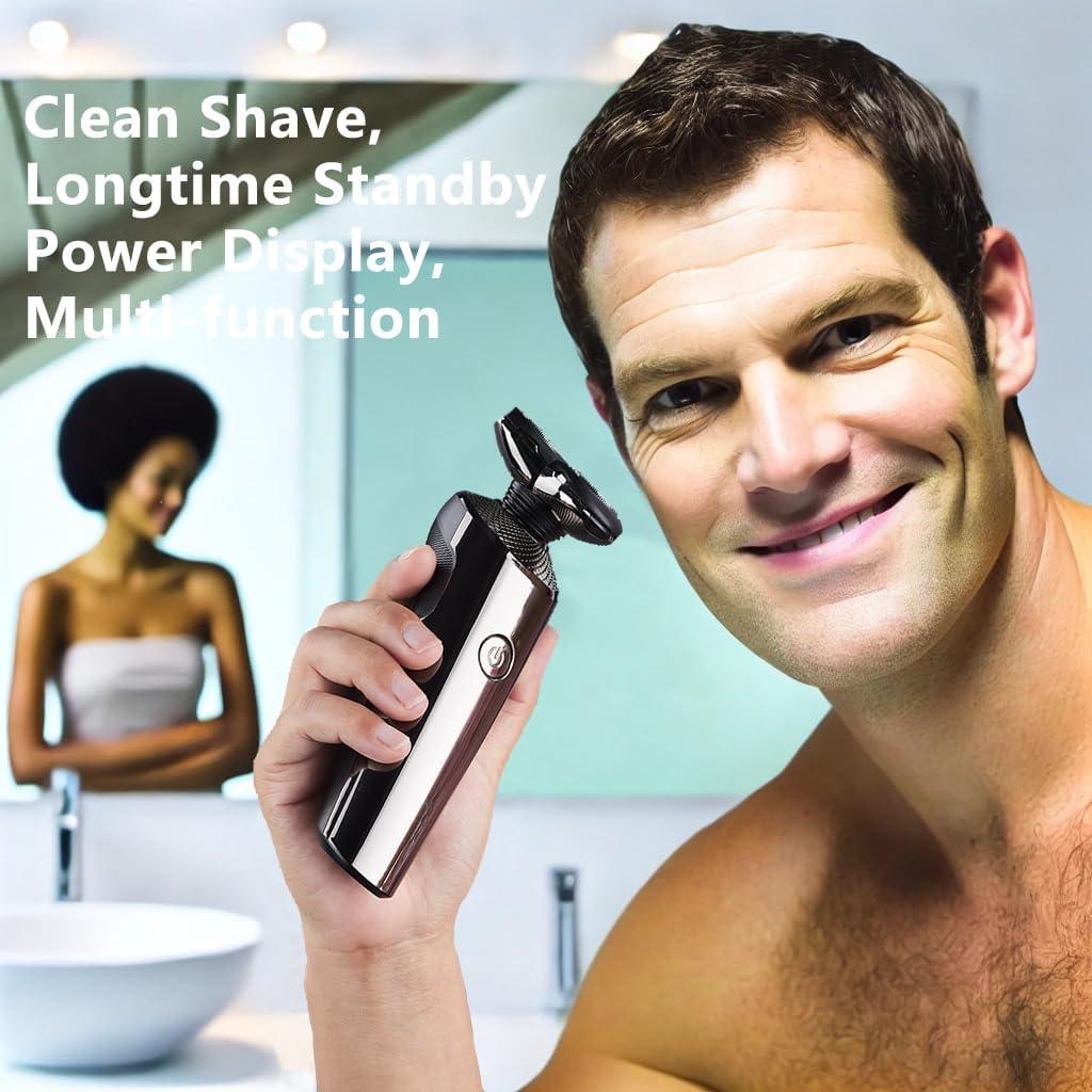 Afeitadora eléctrica Kurener KR1290 3 en 1 recargable húmeda/seca