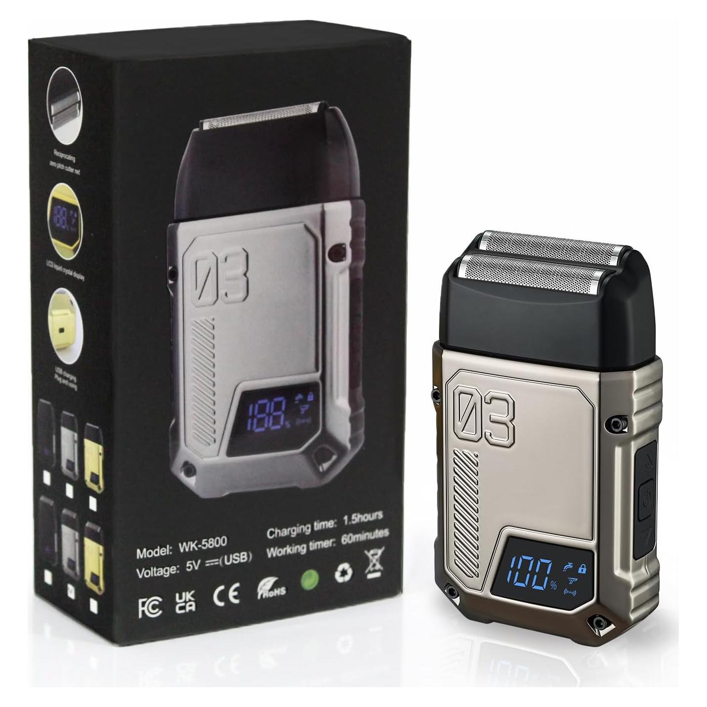 Afeitadora de Lámina NanoGroom con 2 Velocidades y LED