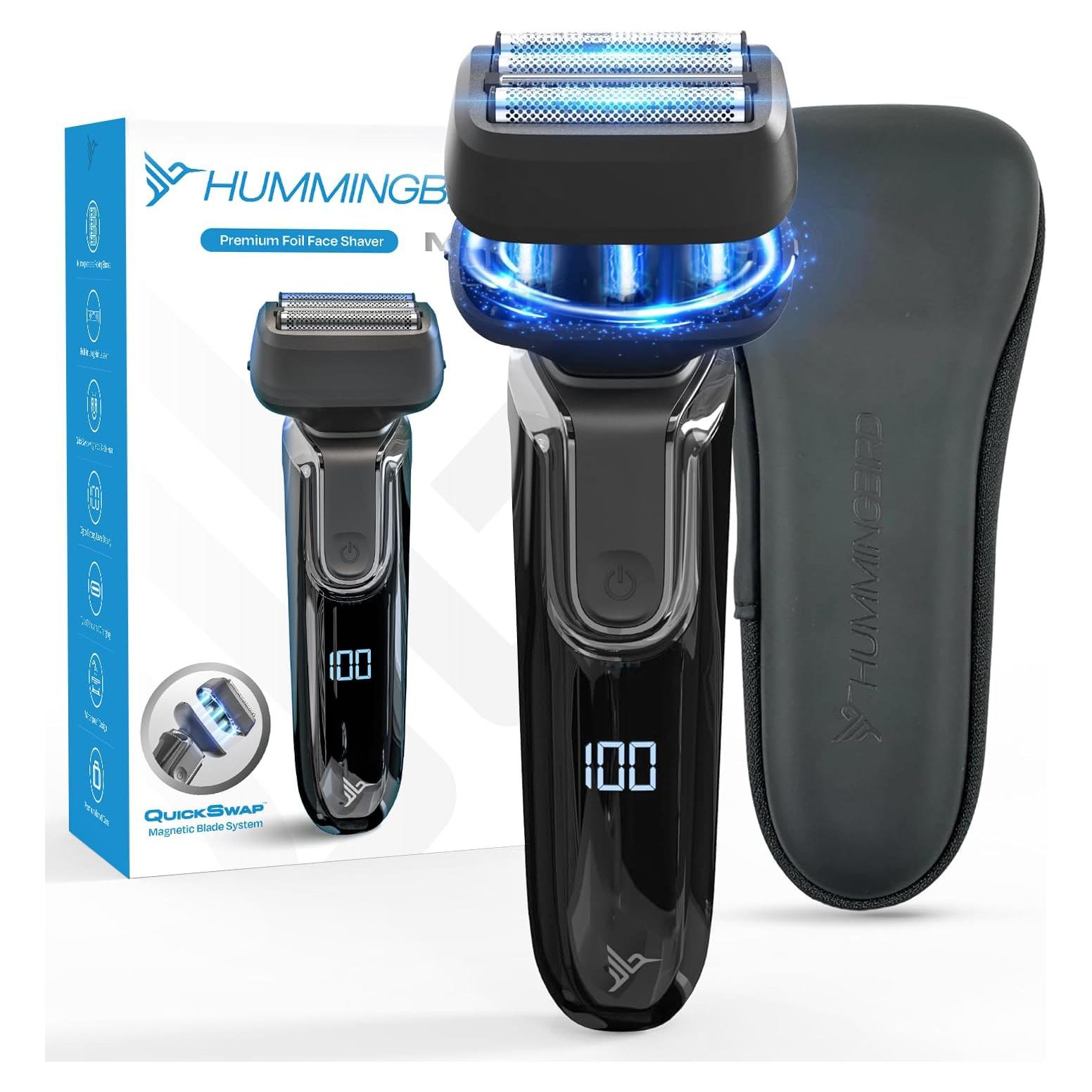 Afeitadora Eléctrica Hummingbird MK7 4 Cuchillas USB-C Impermeable