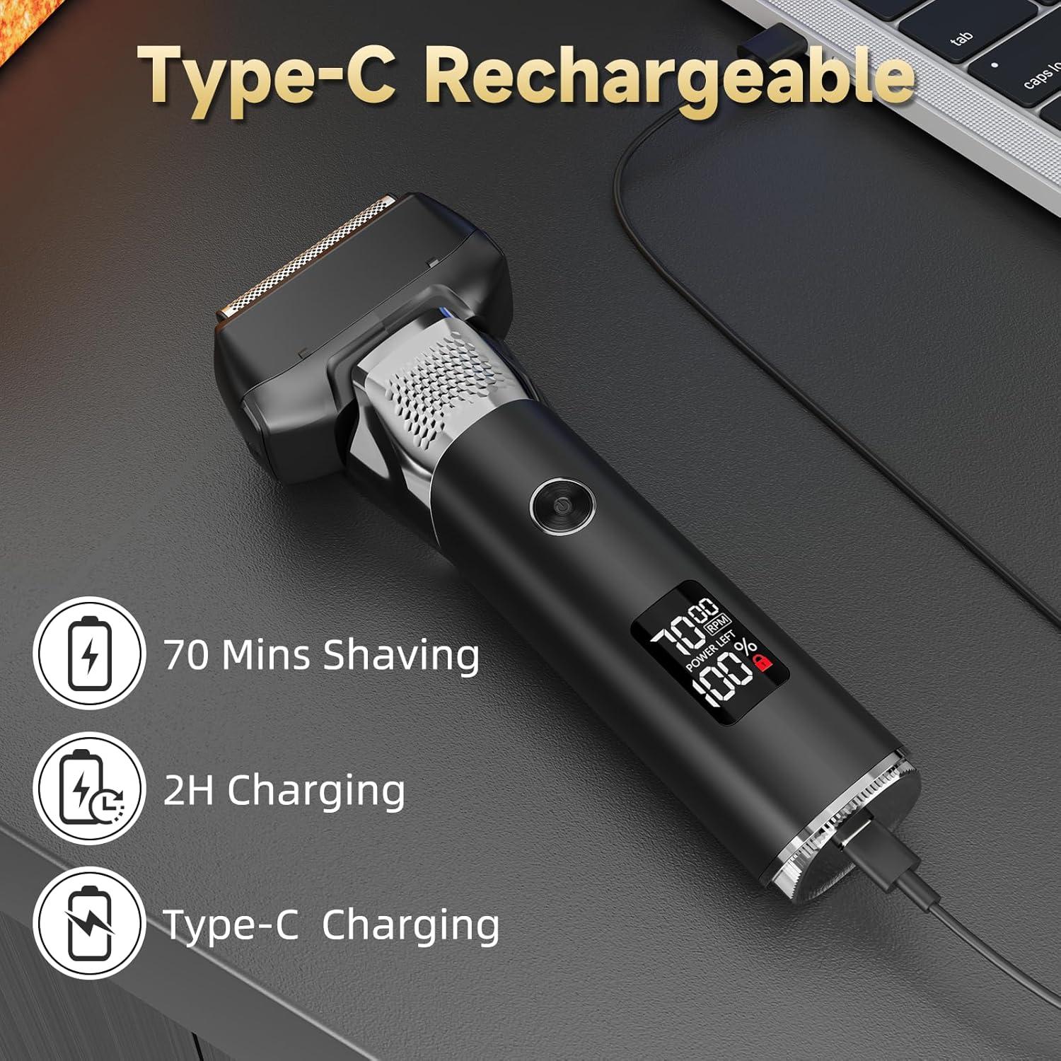 Afeitadora eléctrica RUIBO MS-2408 5 cuchillas impermeable