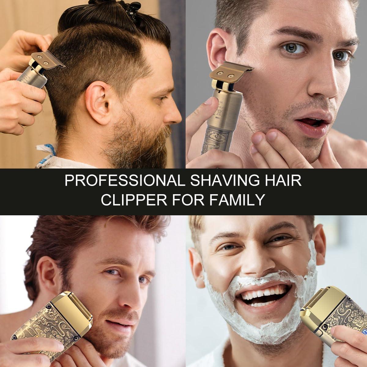 Kit Afeitadora de Lámina Hatteker 2 en 1 para Hombre