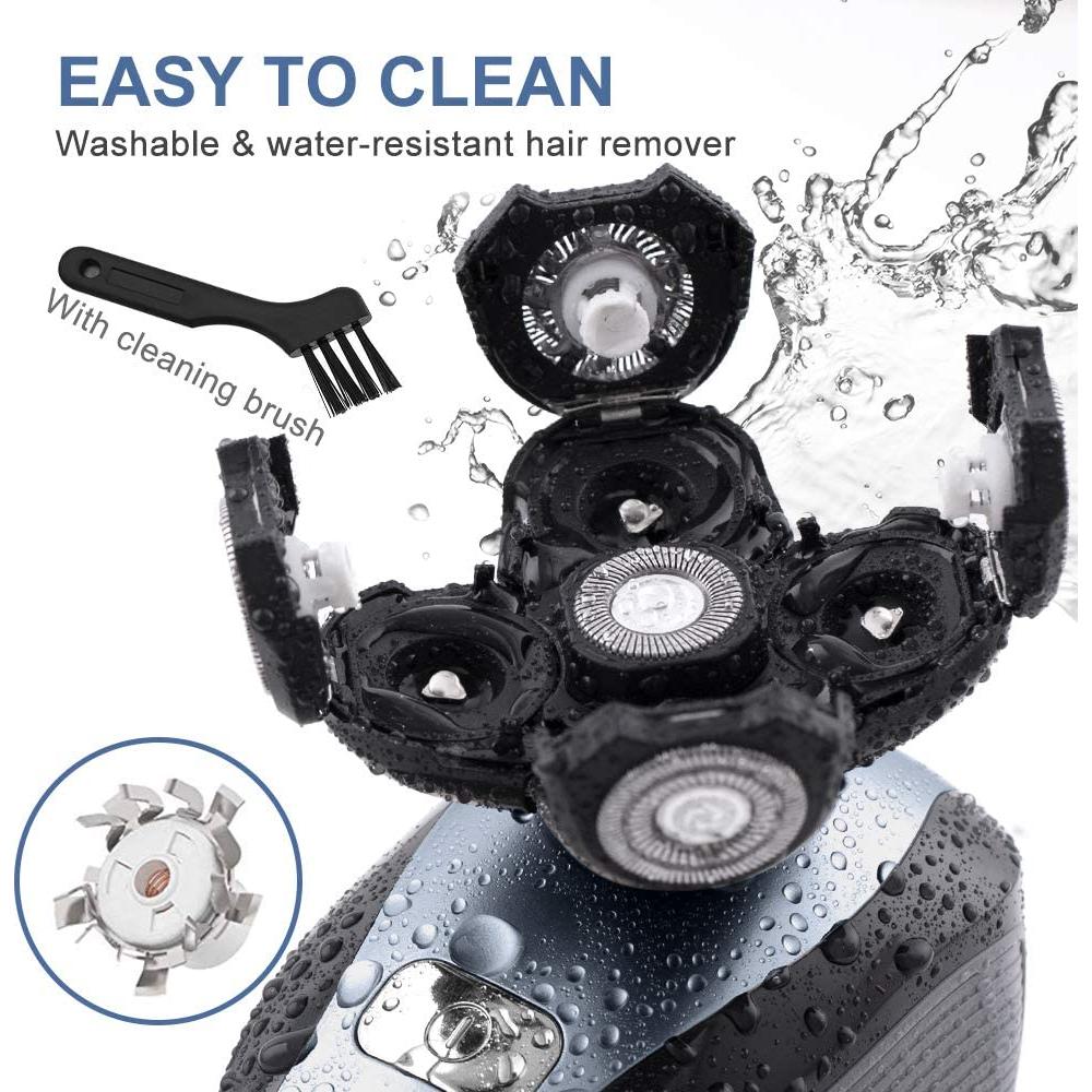 Afeitadora eléctrica Telfun 5 en 1 recargable IPX7 para hombres