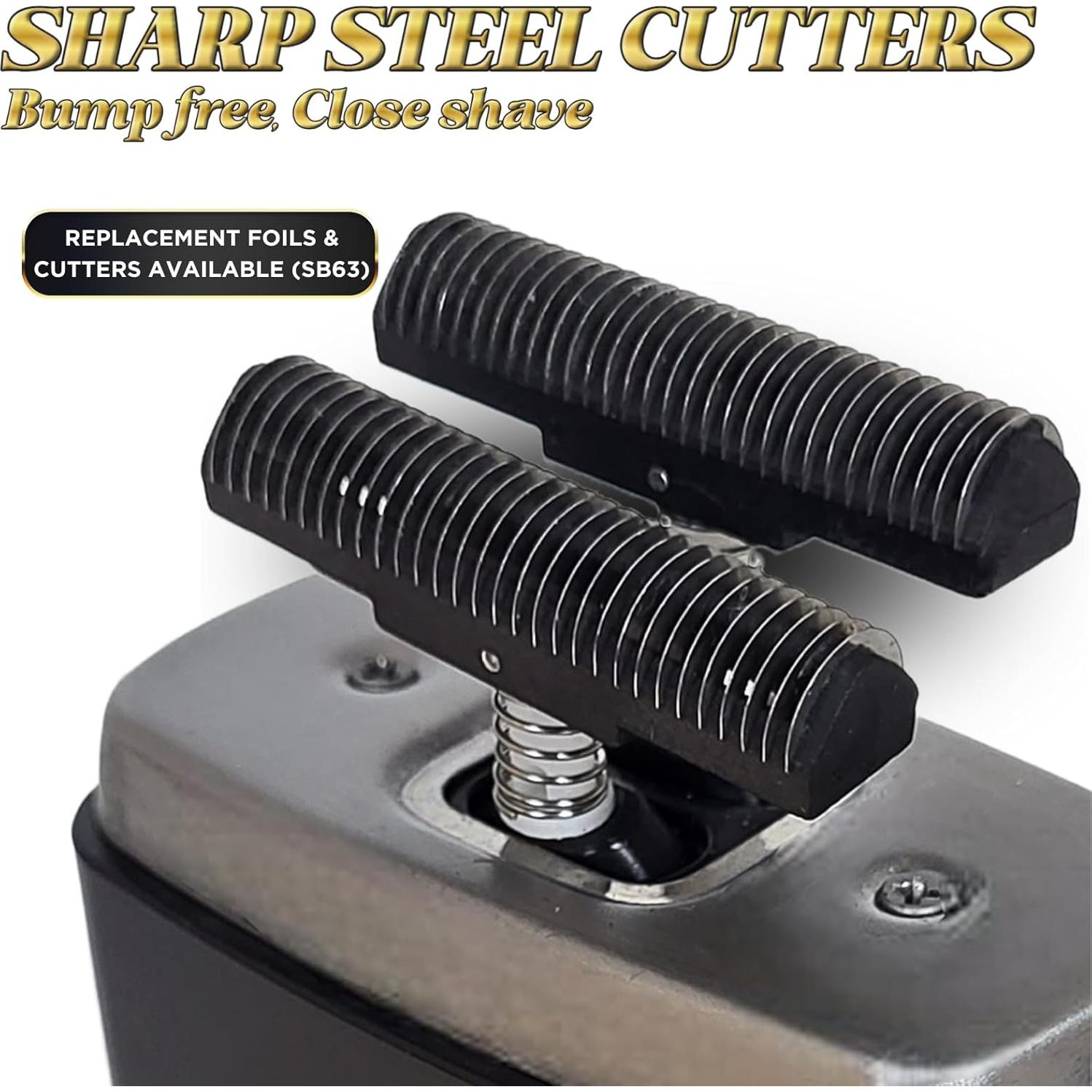 Afeitadora Doble de Foil Supreme Trimmer STF602 Impermeable