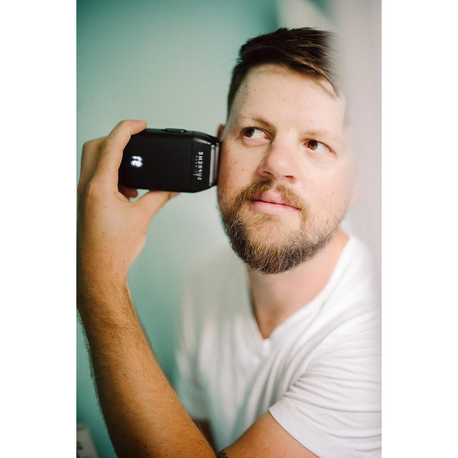 Afeitadora Doble de Foil Supreme Trimmer STF602 Impermeable