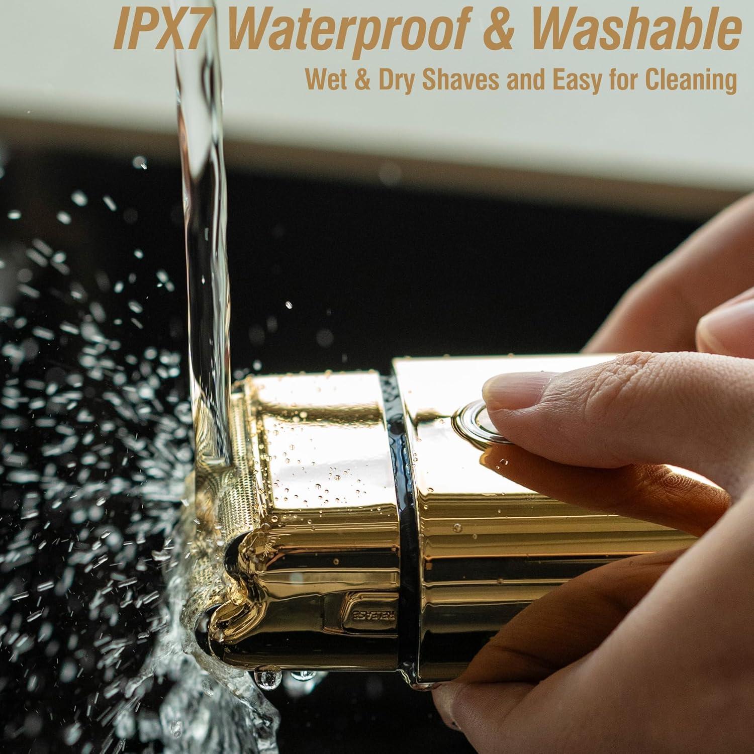 Afeitadora eléctrica Aesfee AF-8058N para hombres - Doble lámina, recargable USB-C, a prueba de agua