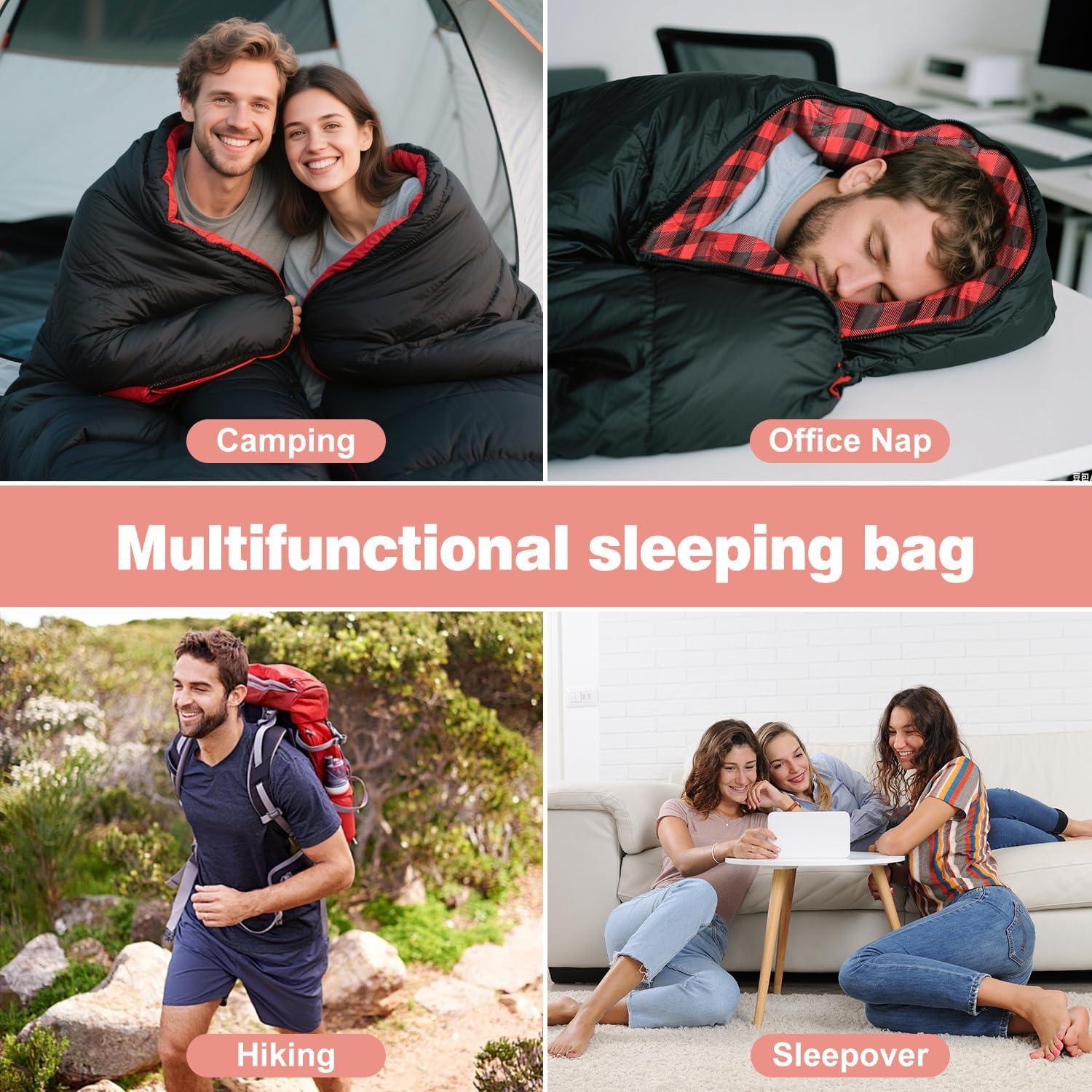 Saco de dormir doble Airopr 240x150 cm para 2 personas