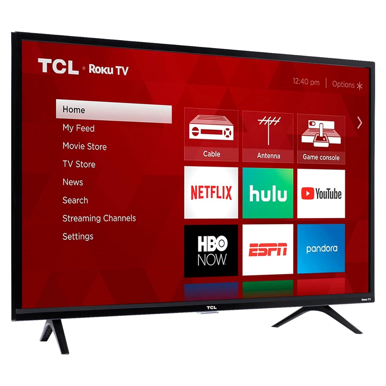 Televisor LED inteligente TCL 40S325 40" Full HD 1080p Negro