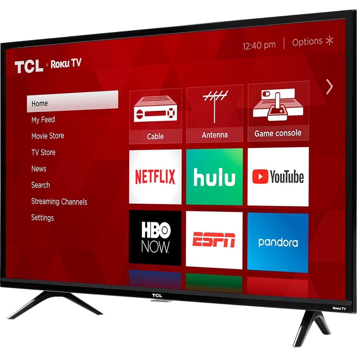 Televisor LED inteligente TCL 40S325 40" Full HD 1080p Negro
