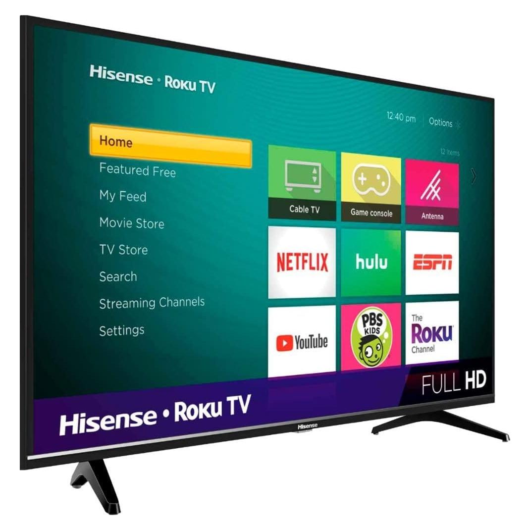 Televisor LED Inteligente Hisense 40H4F 101.6 cm 1080p Roku TV