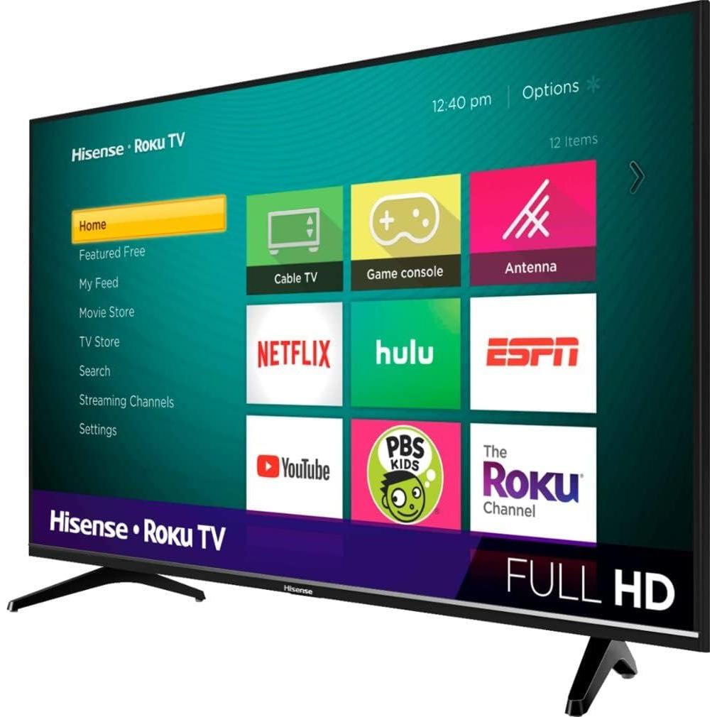 Televisor LED Inteligente Hisense 40H4F 101.6 cm 1080p Roku TV