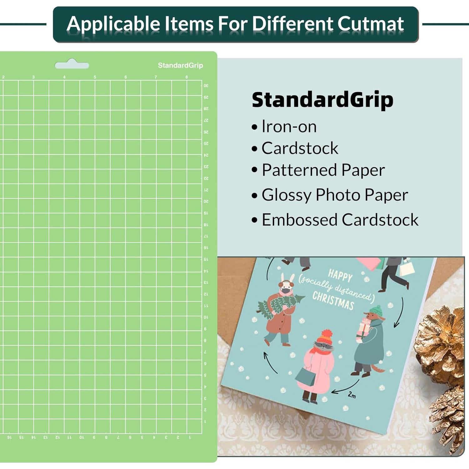 Alfombrillas de Corte WISYOK 30.5x21.6 cm Paquete de 2