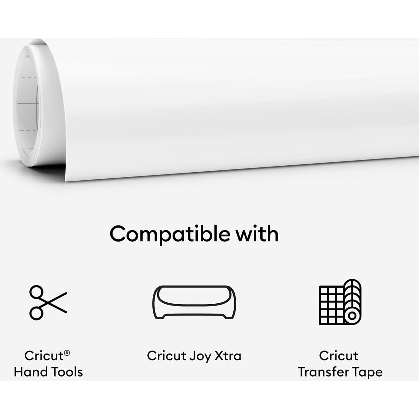 Vinilo Removible Cricut Joy Xtra Smart Blanco 24.1x91.4 cm
