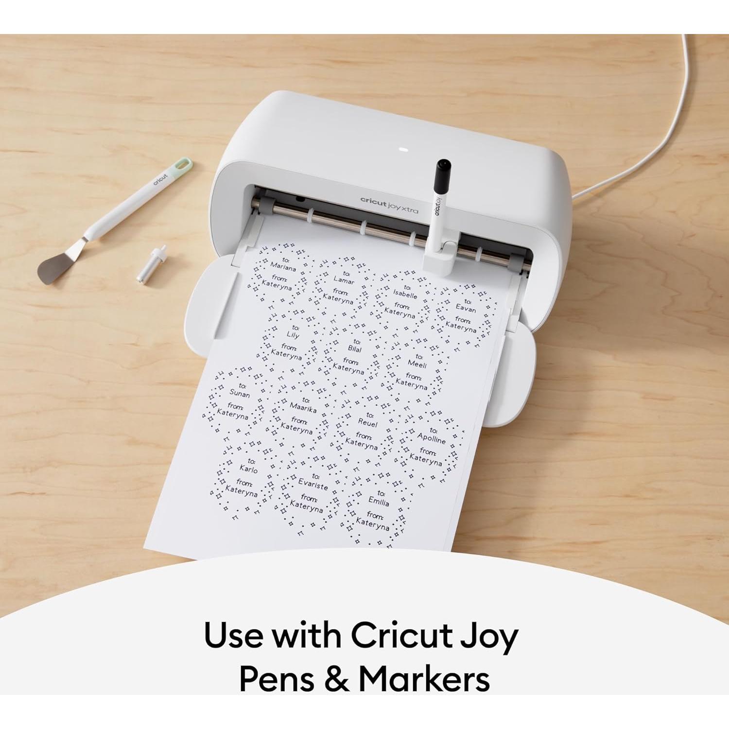 Vinilo Escribible Permanente Cricut Joy Xtra 3 Hojas Blanco