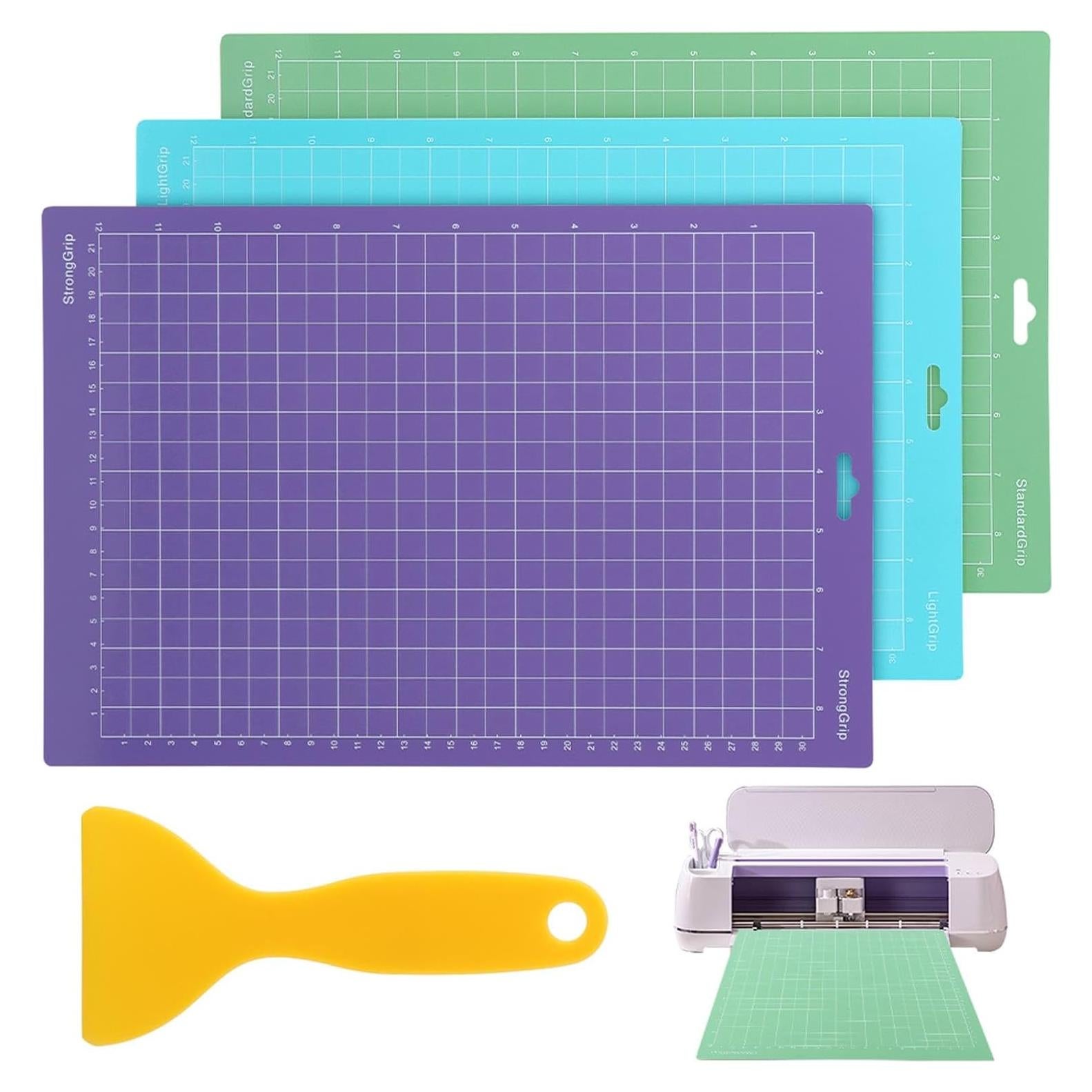 3 Mats de Corte Kryslanix para Cri-cut Joy Xtra 35.4x24cm