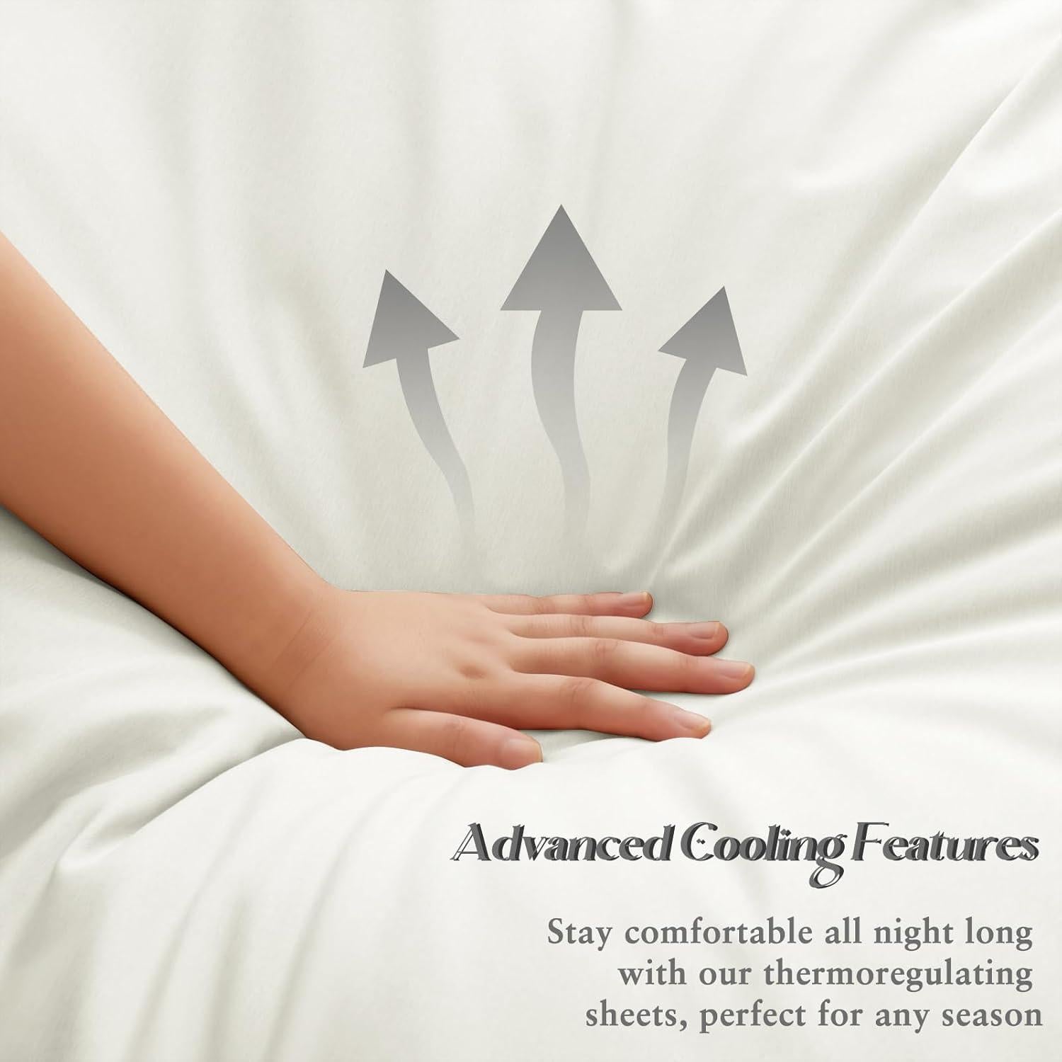 Juego de Sábanas King Vonty de Rayón Derivado de Bambú 4 Piezas