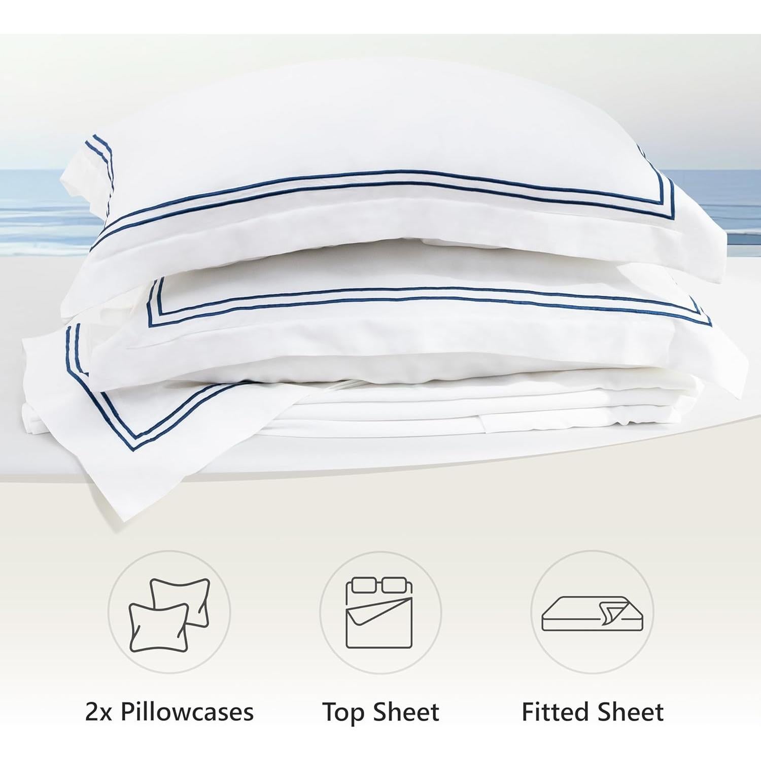 Juego de Sábanas de Viscosa Bambú Belle Terre California King