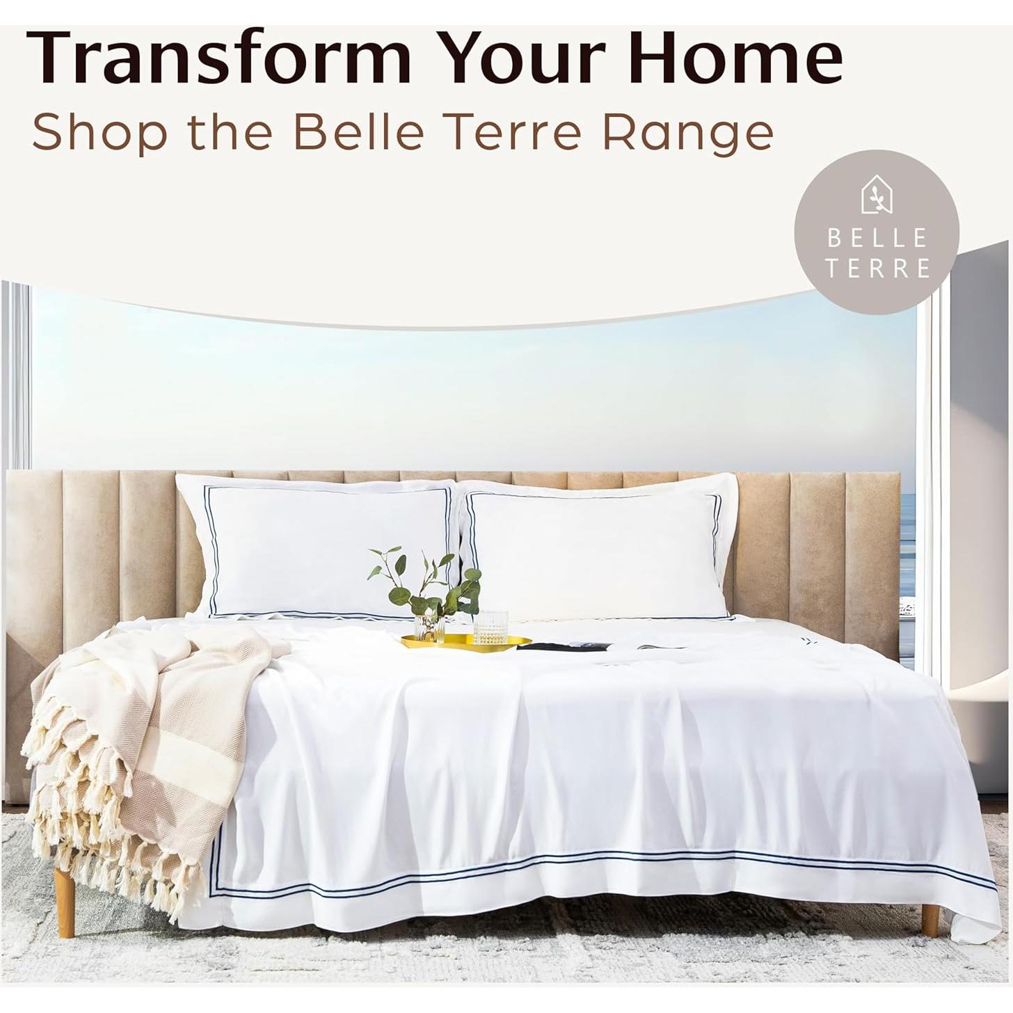 Juego de Sábanas de Viscosa Bambú Belle Terre California King