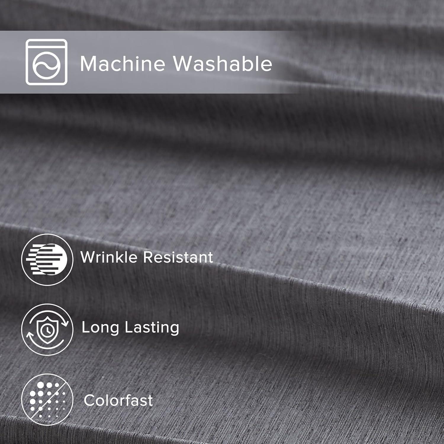 Juego de Sábanas Refrigerantes Comfort Spaces Reina 4 Piezas Gris